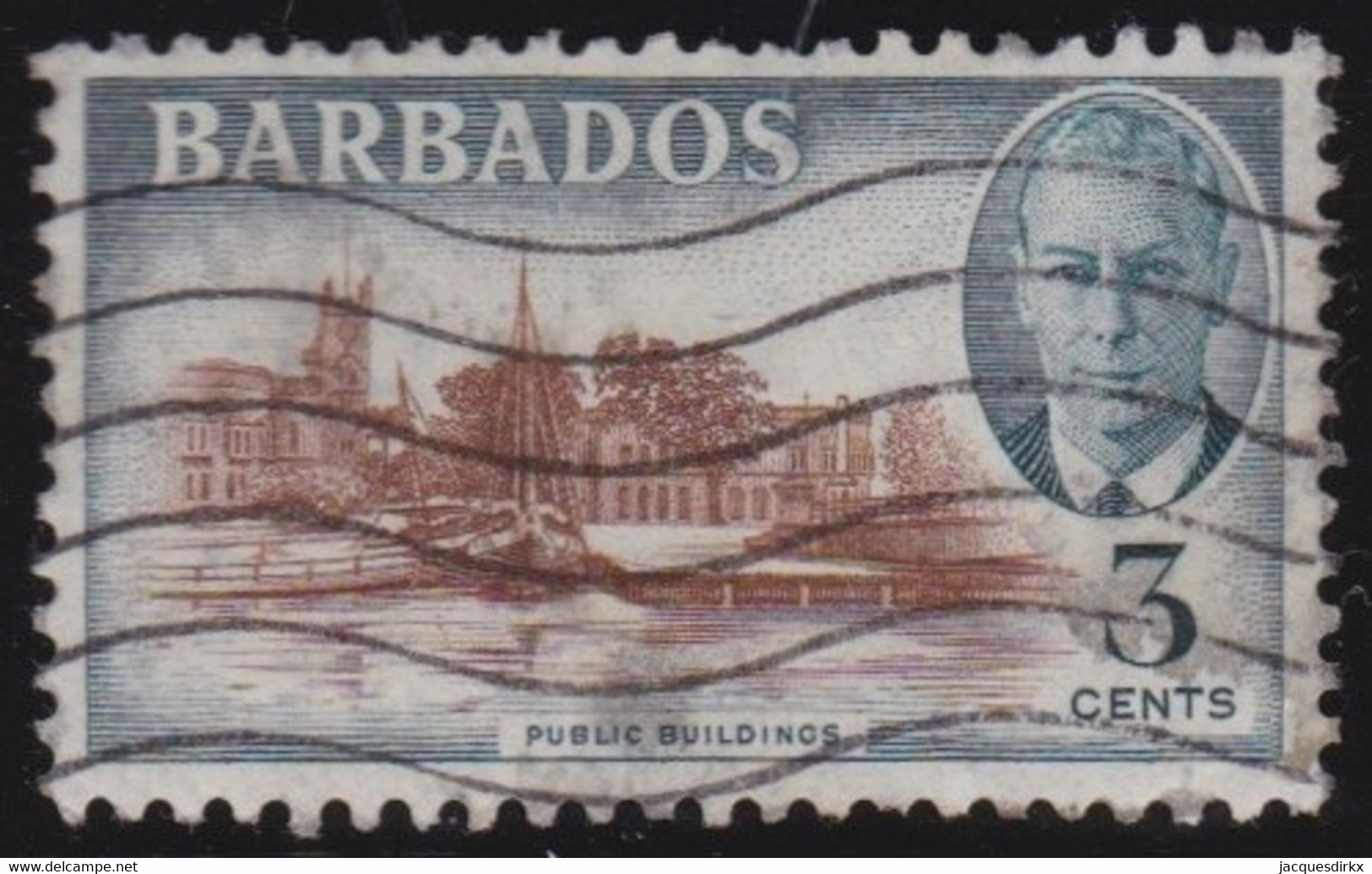 Barbados      .   SG   .   273     .     O    .    Cancelled     .    /     .  Oblitéré - Barbades (...-1966)