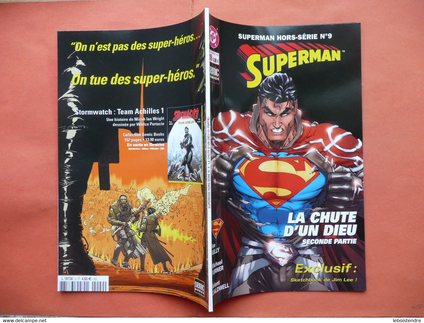 SUPERMAN HORS SERIE N 9  OCTOBRE 2004 LA CHUTE D UN DIEU SECONDE PARTIE DC SEMIC COMICS TRES BON ETAT - Superman