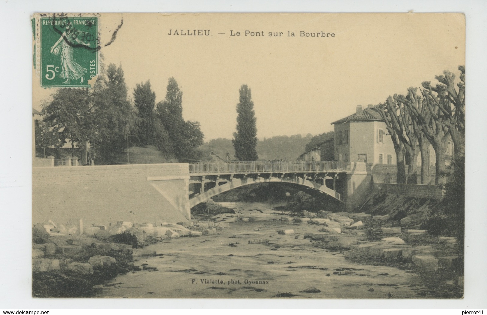 JALLIEU - Le Pont Sur La Bourbre - Jallieu