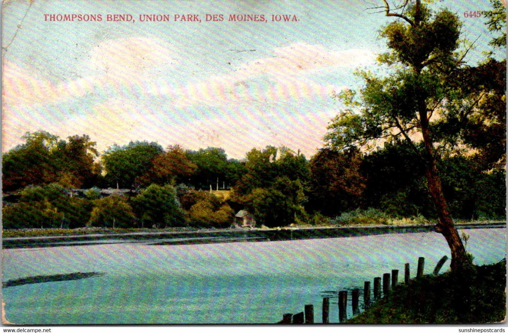 Iowa Des Moines Union Park Thompsons Point 1912 - Des Moines