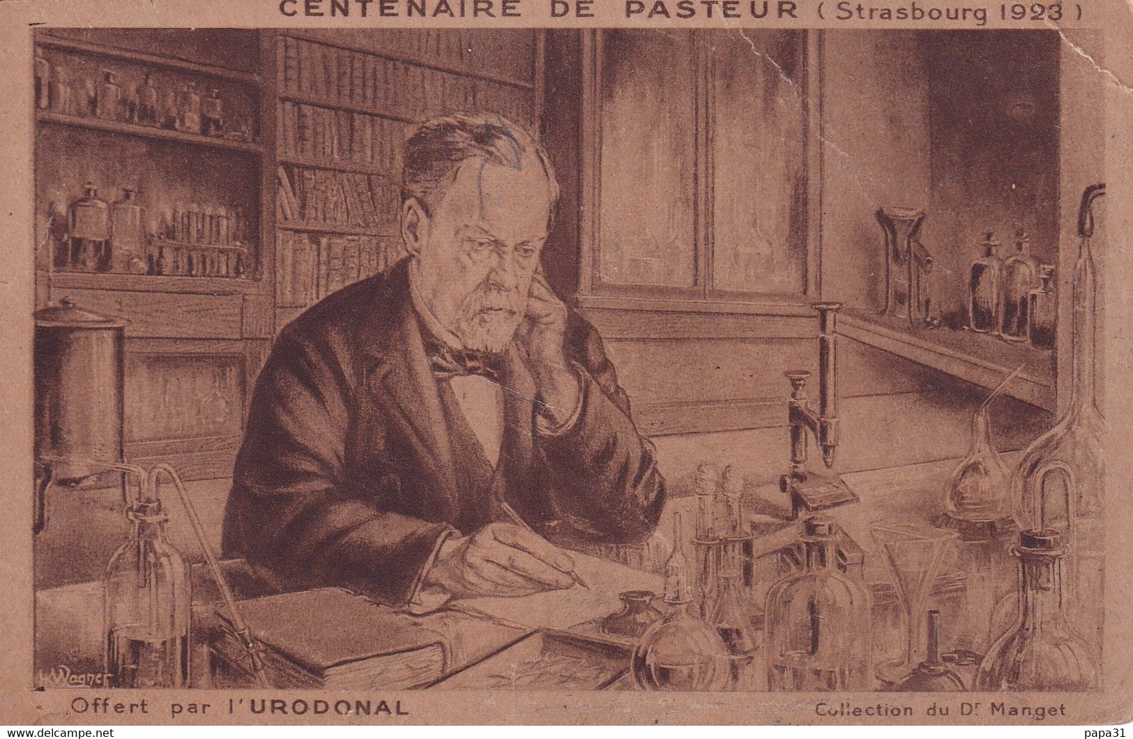 Centenaire De PASTEUR  ( Strasbourg 1923) - Prix Nobel