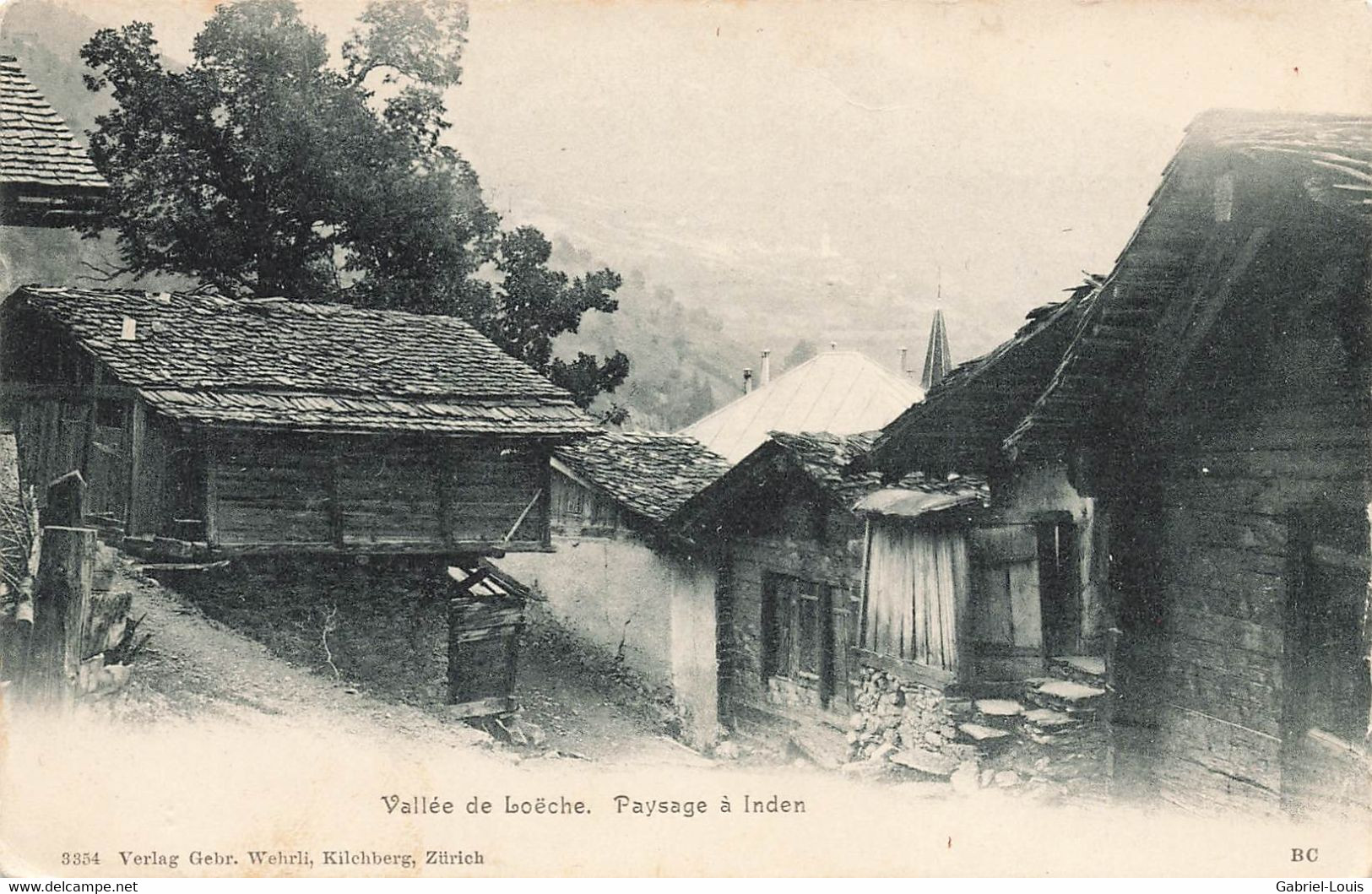 Vallée De Loëche Paysage à Inden - Loèche-les-Bains  Leukerbad Louèch - Inden