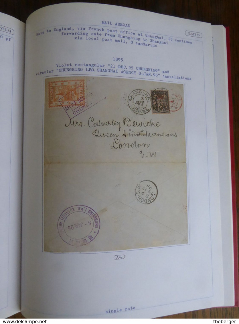 AC Zurich Asia 2000 : HongKong & China, Foreign Mail In And Out Of China, Beckemann Coll. Part 1, Full Color, 129 Lots - Catalogues De Maisons De Vente