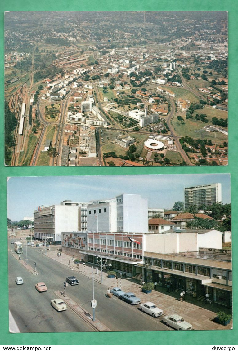 Uganda Ouganda Kampala Lot De Cartes Potales 2 Post Cards - Ouganda