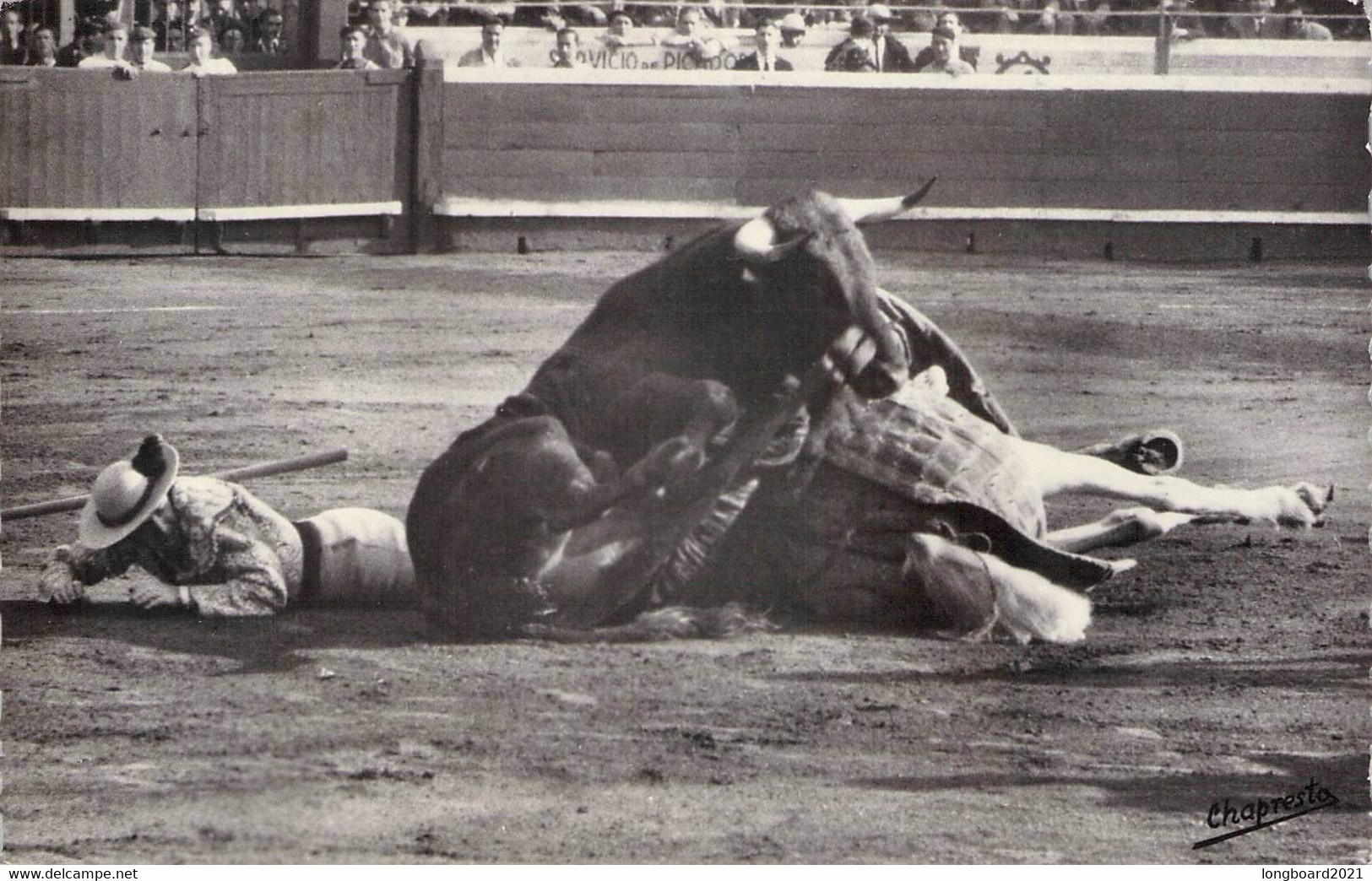 4 DIFF. POSTCARDS BULL FIGHTING - STIERKAMPF / S1 - Corrida