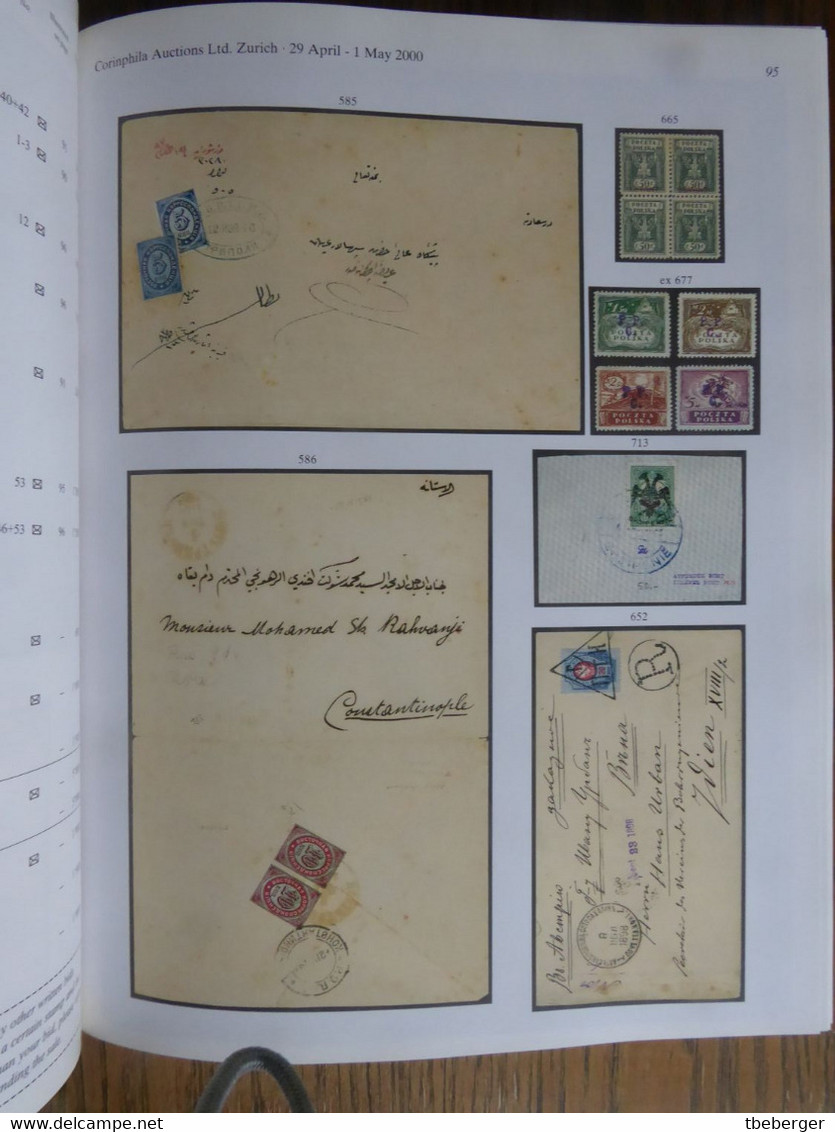 AC Corinphila 121 Auction 2000: Special Catalogue Cihangir I Incl. Primarily Levant Postal History - Catálogos De Casas De Ventas