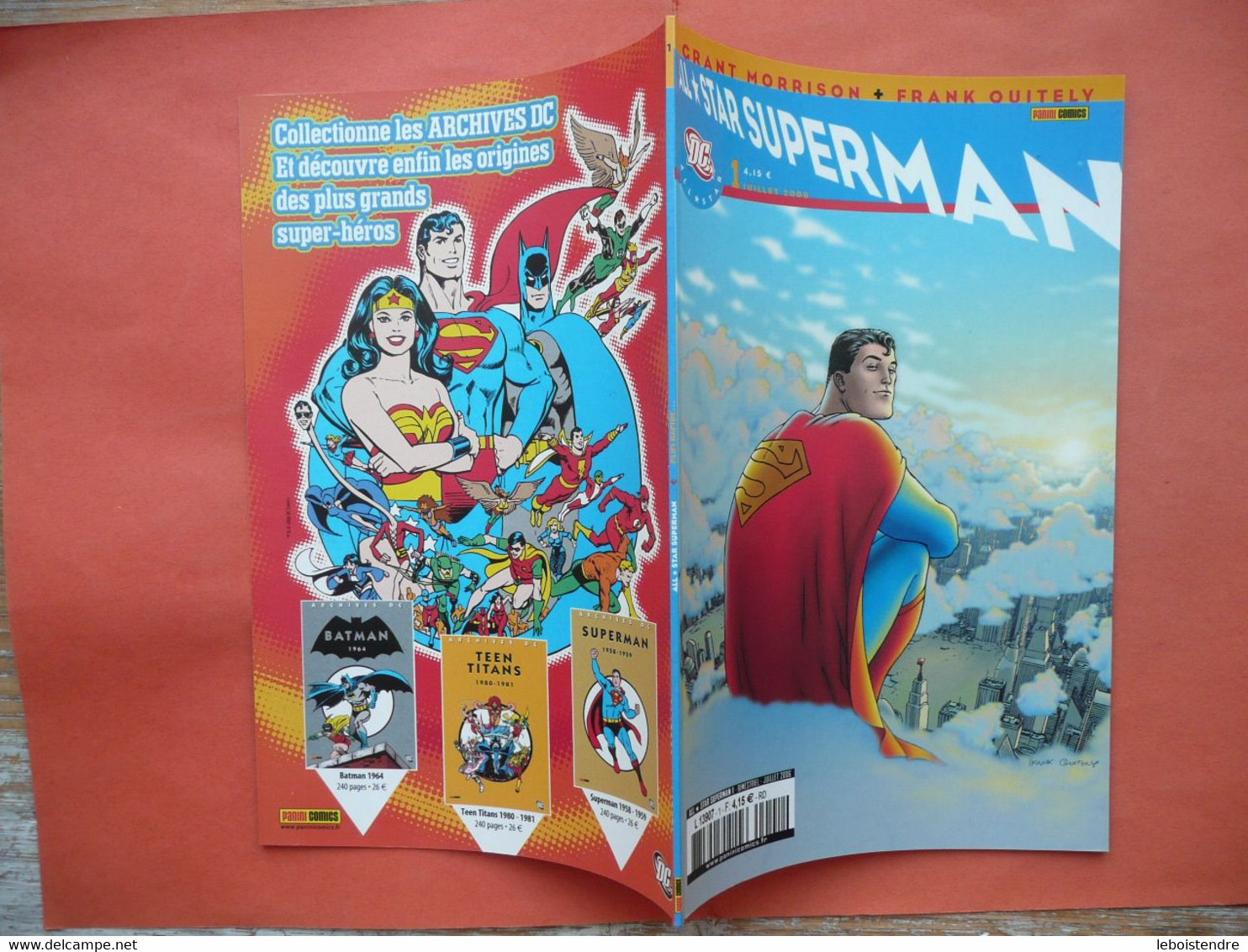 ALL STAR SUPERMAN N 1 JUILLET 2006  DC COMICS  PANINI COMICS  TRES BON ETAT - Superman