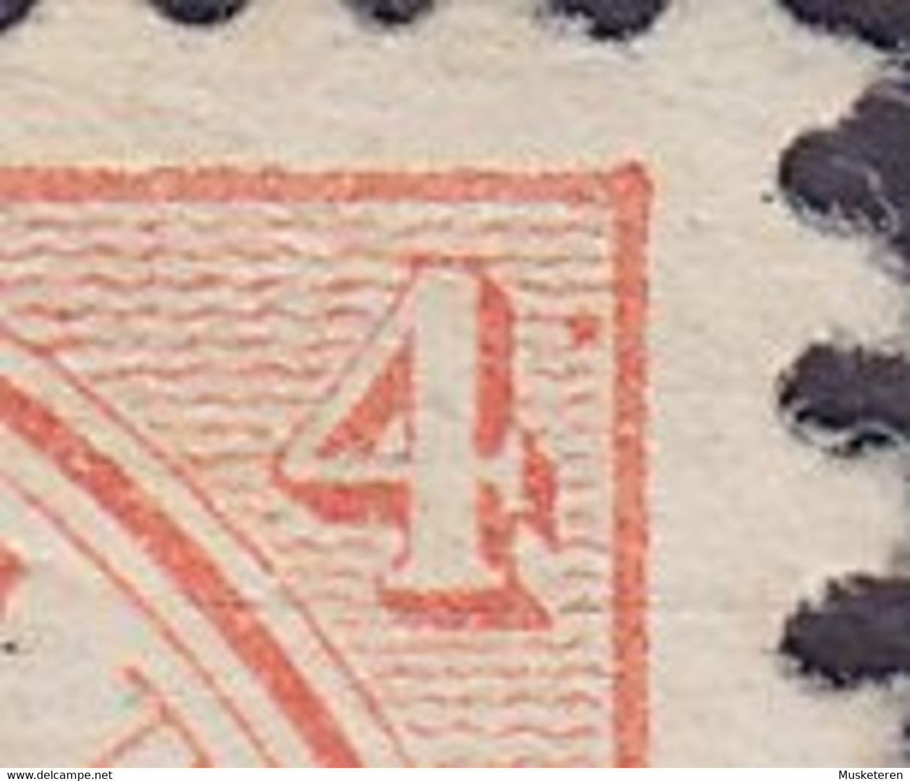 Denmark 1865-70 Mi. 13 A A   4 Skilling Scepter & Sword ERROR Variety 'Coloured Dot After 4' - Abarten Und Kuriositäten