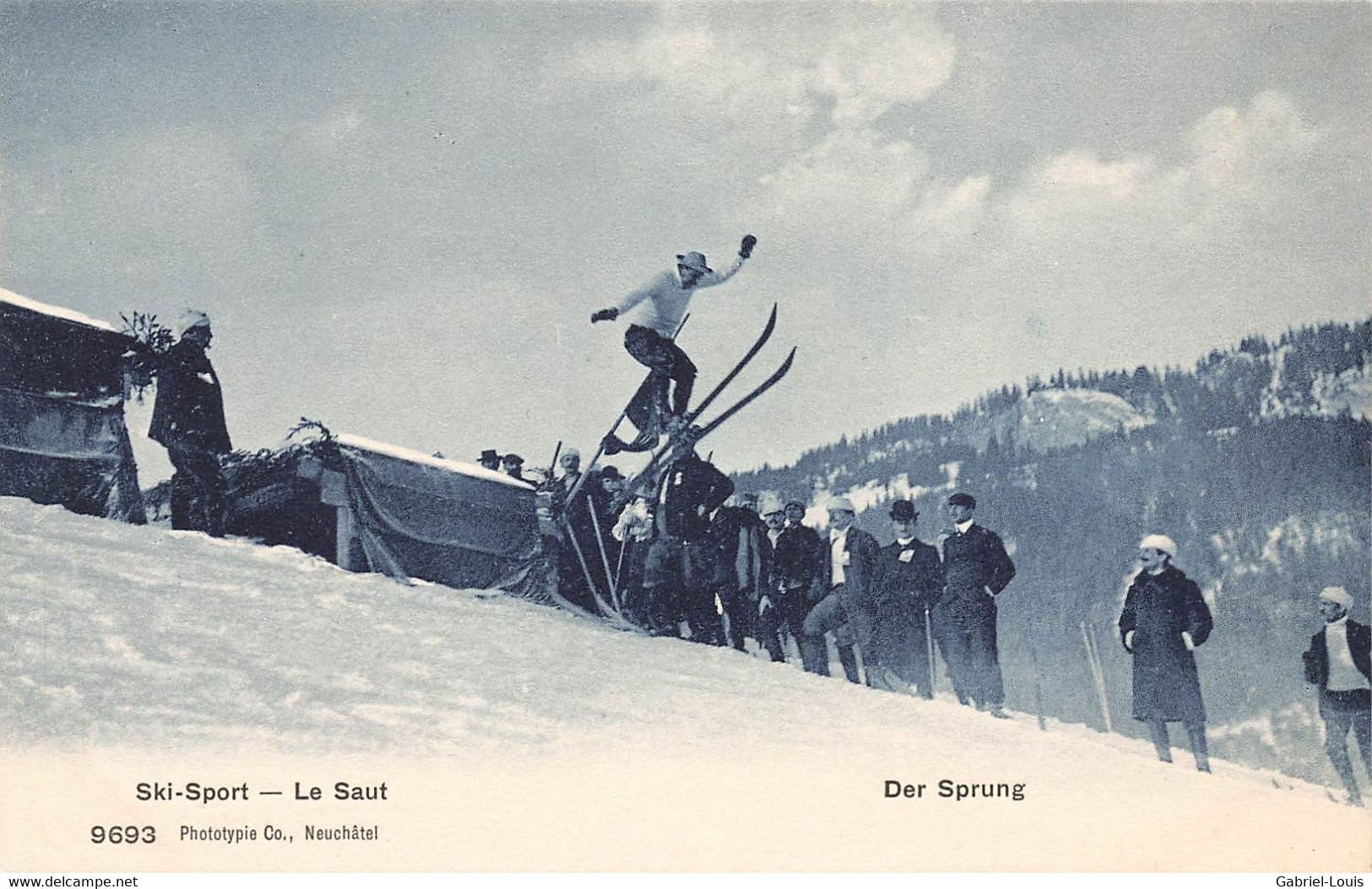 Ski Sport Le Saut Der Sprung Ed. Neuchâtel Jura Neuchatelois - Neuchâtel