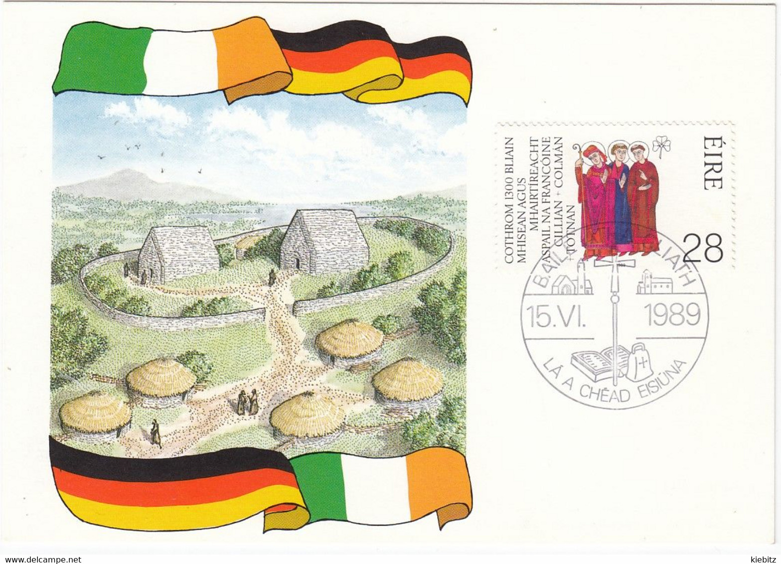 IRLAND 1989 - MiNr: 683 MC Nr: 5 - Cartes-maximum