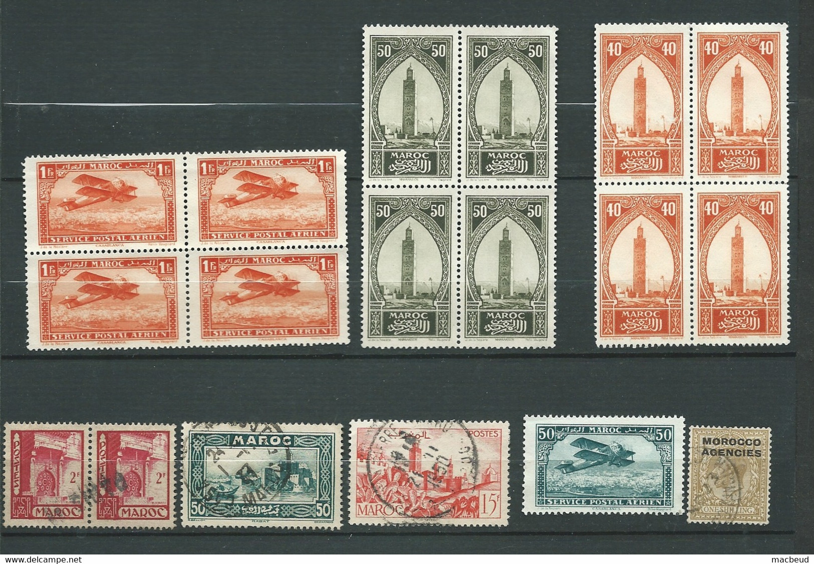 Lot De 18 Timbres Du Maroc , Neufs Sans Gomme Ou Oblitérés   - Ad 45201 - Altri & Non Classificati