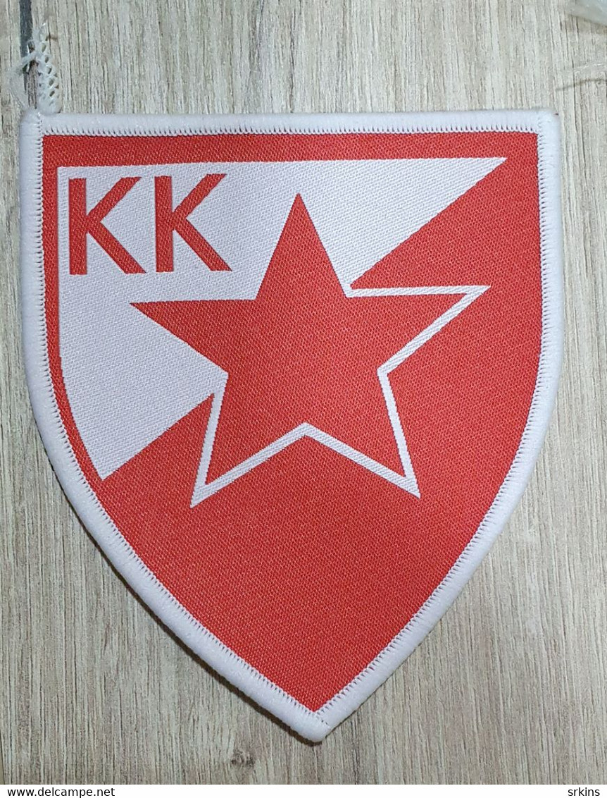 Original Patch Basketball Club Red Star Belgrade KK Crvena Zvezda Beograd Serbia Srbija - Other & Unclassified