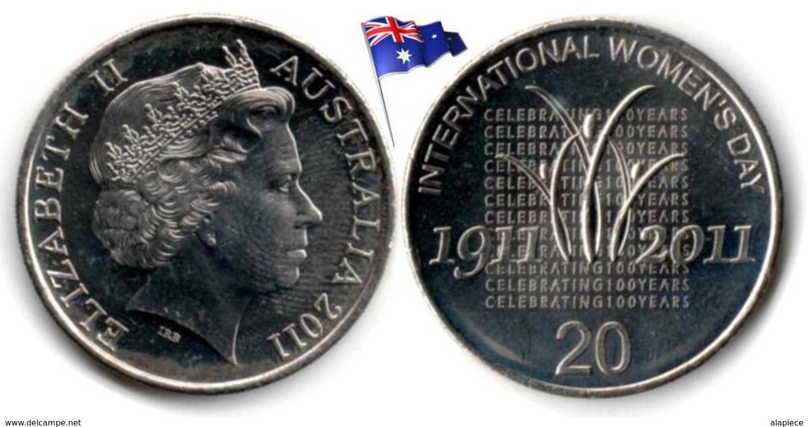 Australie - 20 Cents 2011 (UNC - International Women's Day) - 20 Cents