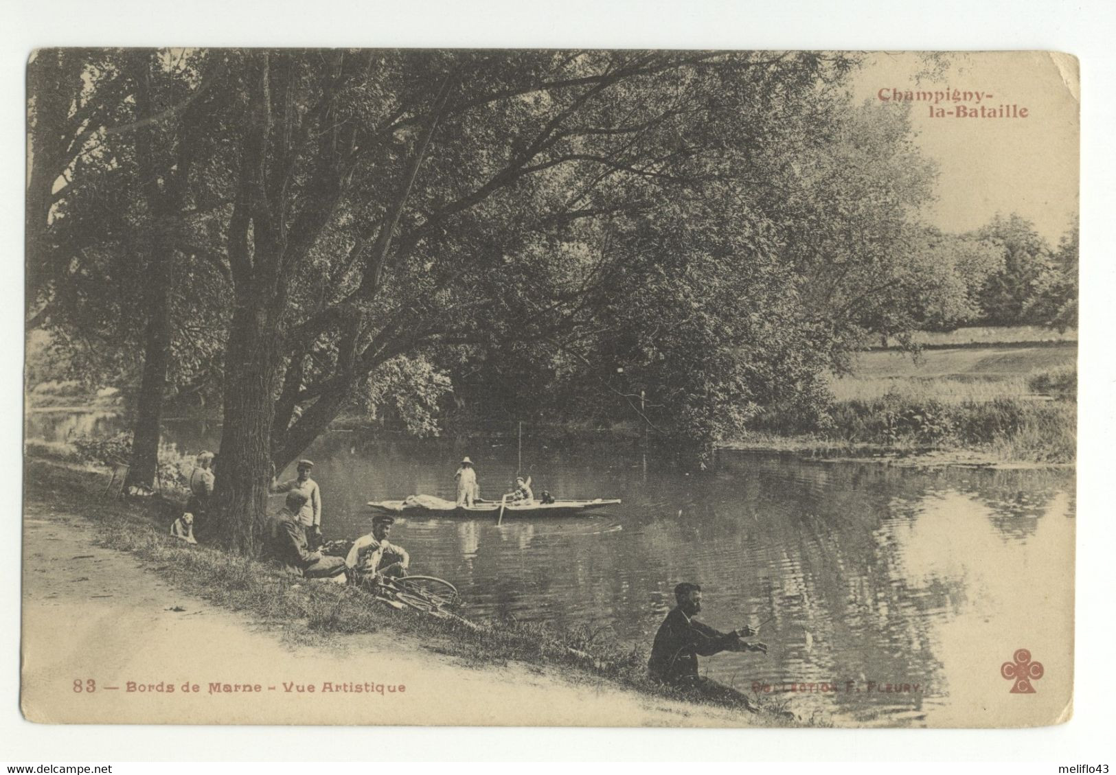 94/CPA A - Champigny La Bataille - Bords De MArne (Vue Artistique) - Champigny Sur Marne