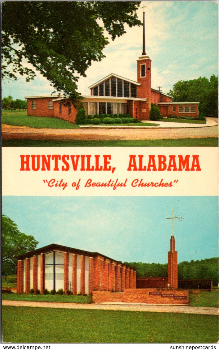 Alabama Huntsville St Mark's Lutheran Church And First Christian Church - Huntsville