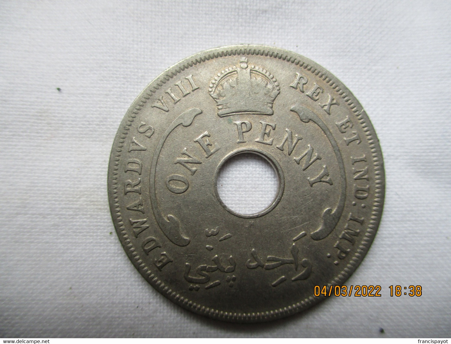 Nigeria: 1 Penny 1936 - Nigeria