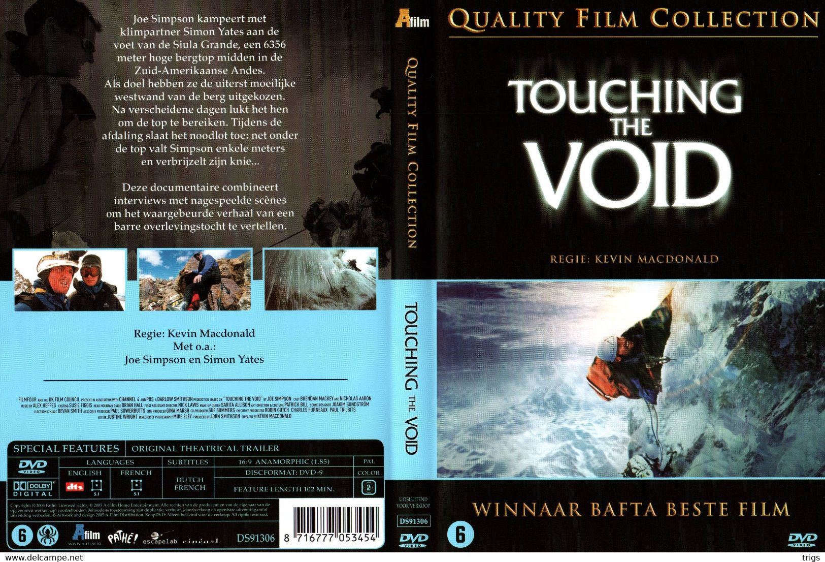 DVD - Touching The Void - Dokumentarfilme