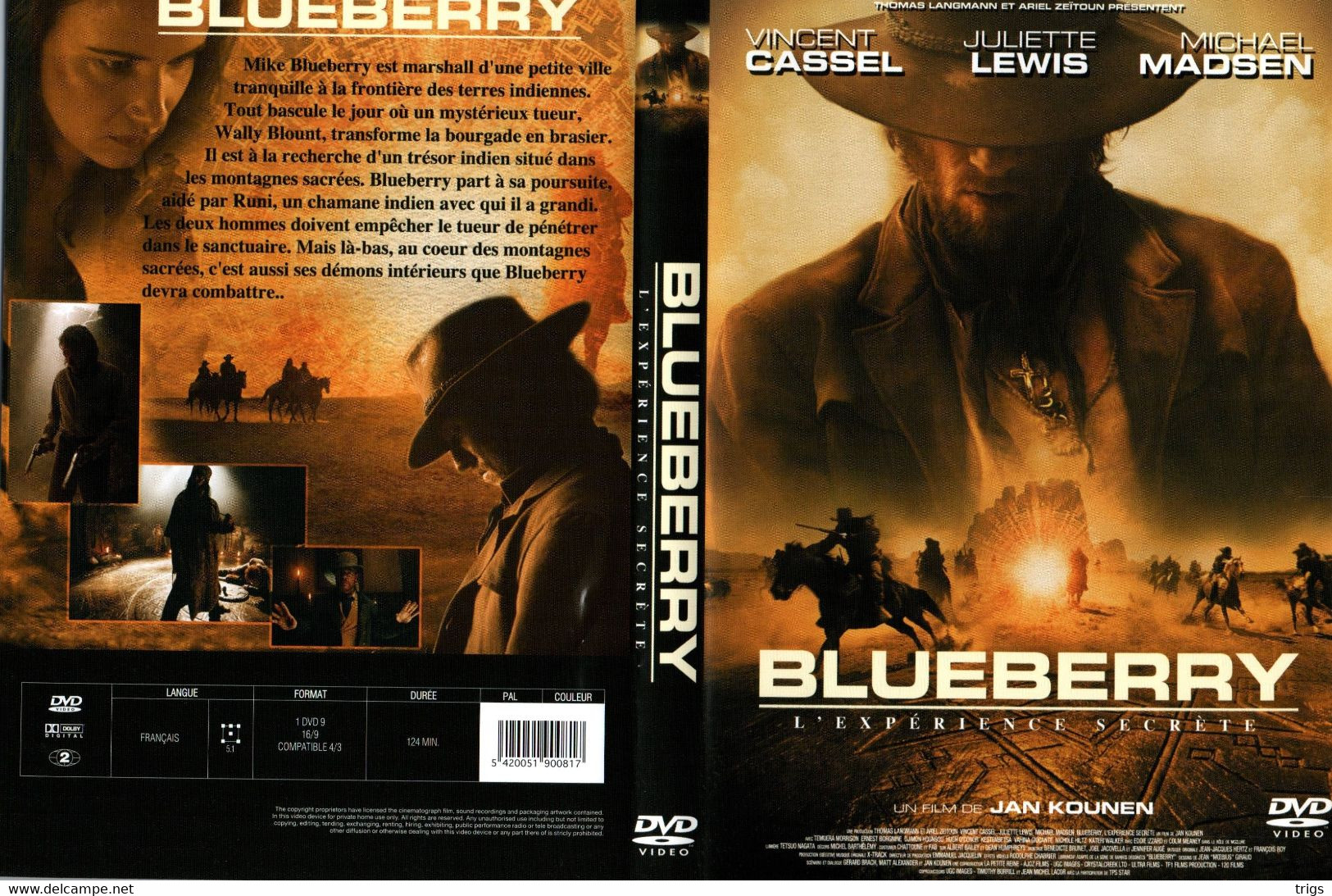 DVD - Blueberry - Western/ Cowboy