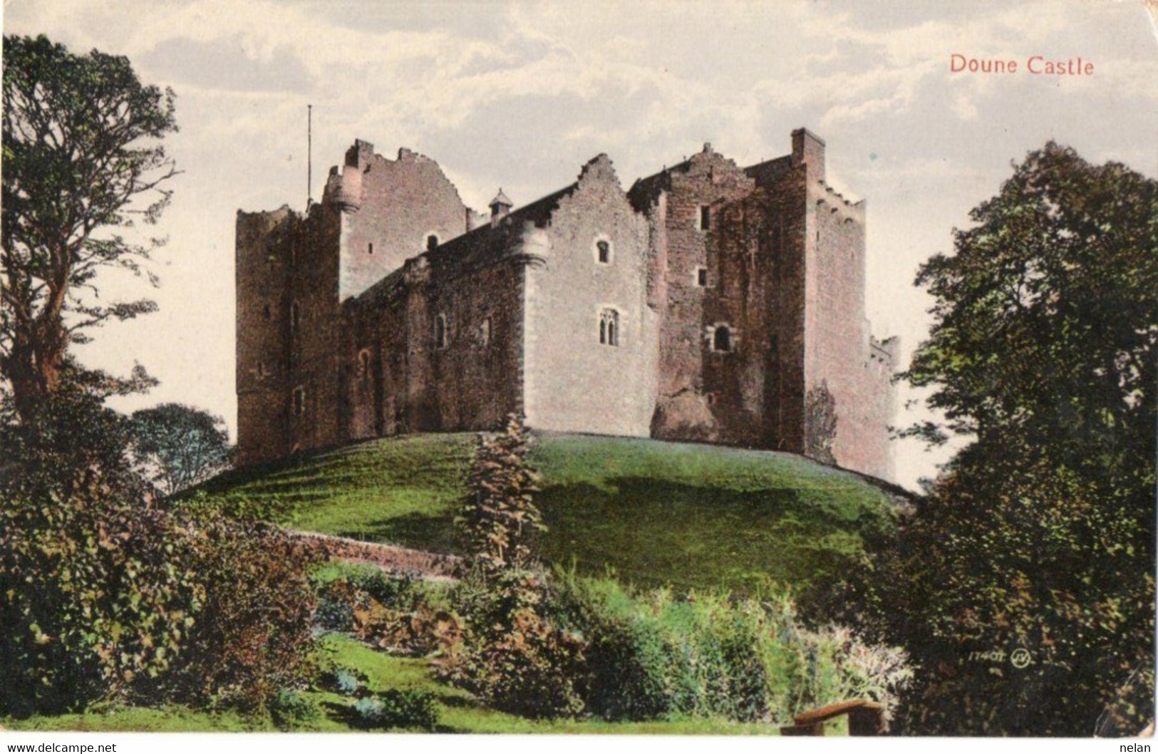 DOUNE CASTLE - F.P. - STORIA POSTALE - Selkirkshire