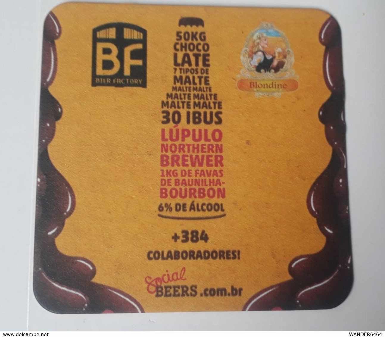 BRAZIL  CRAFT BEER MATS COASTER  #ap 018 - Sous-bocks