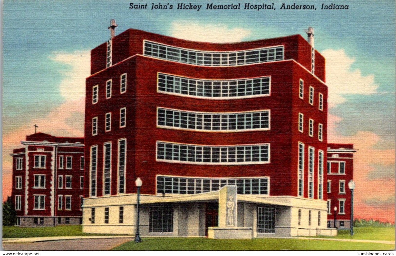 Indiana Anderson Saint John's Hickey Memorial Hospital Curteich - Anderson