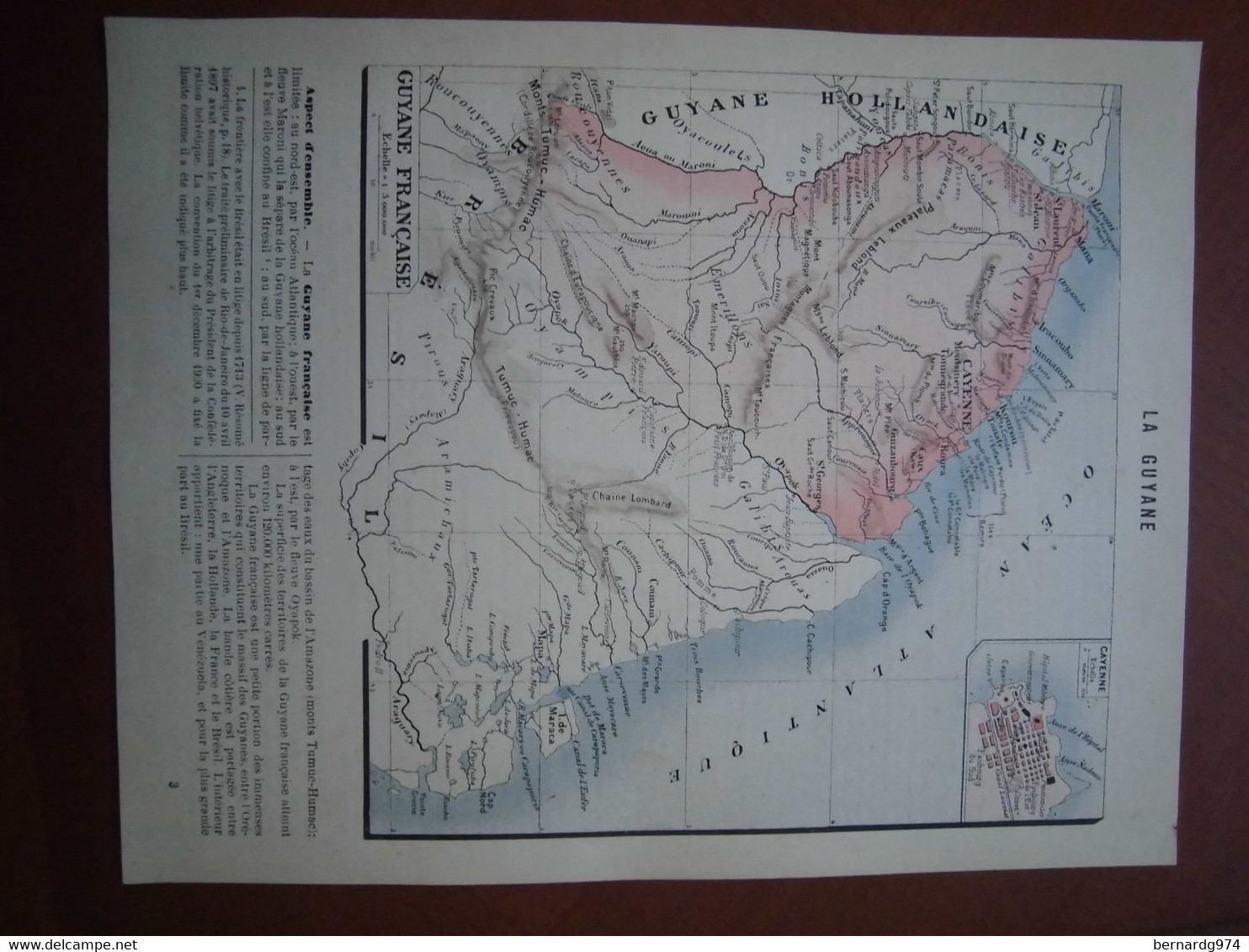 Guyane : ensemble de documents historiques du 19ème siècle