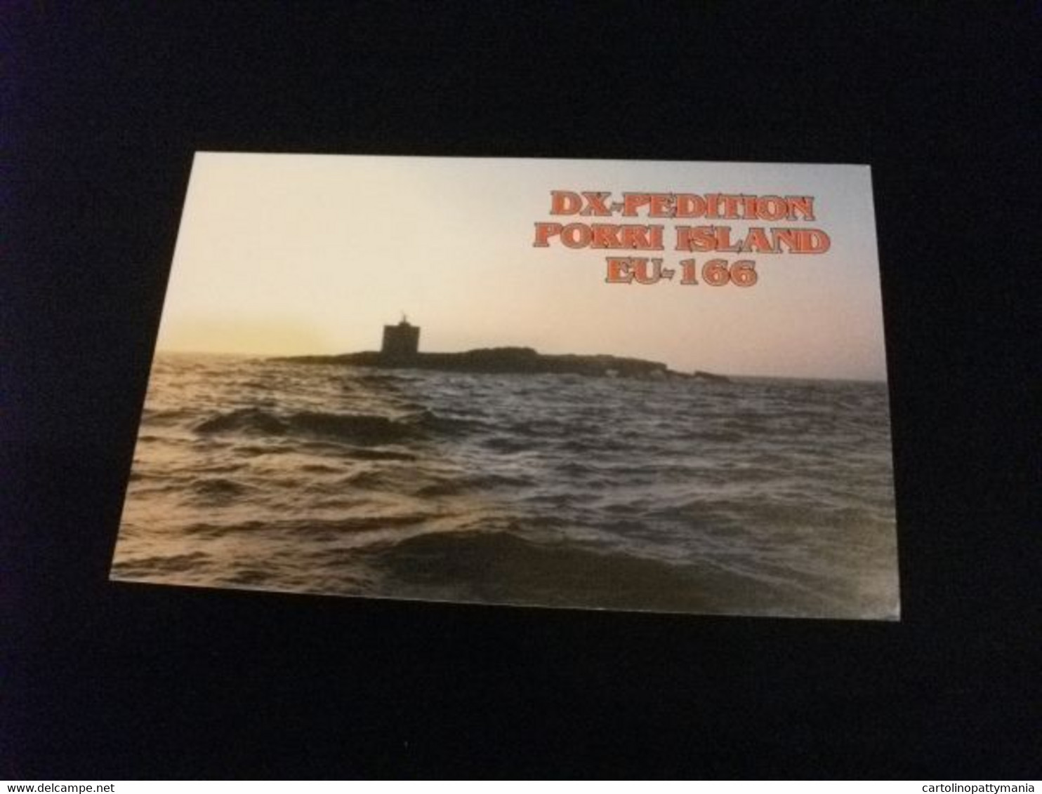 Cartolina Qls DX PEDITION PORRI ISLAND EU 166 FARO LIGHTHOUSE - CB