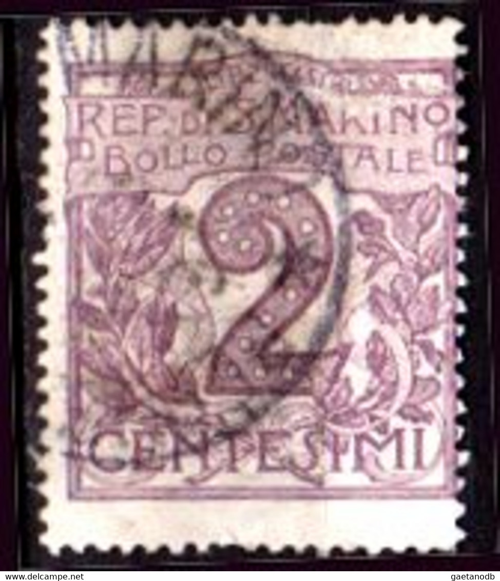 San-Marino-F0193 - Emissione 1903 (o) Used - Qualità A Vostro Giudizio. - Autres & Non Classés