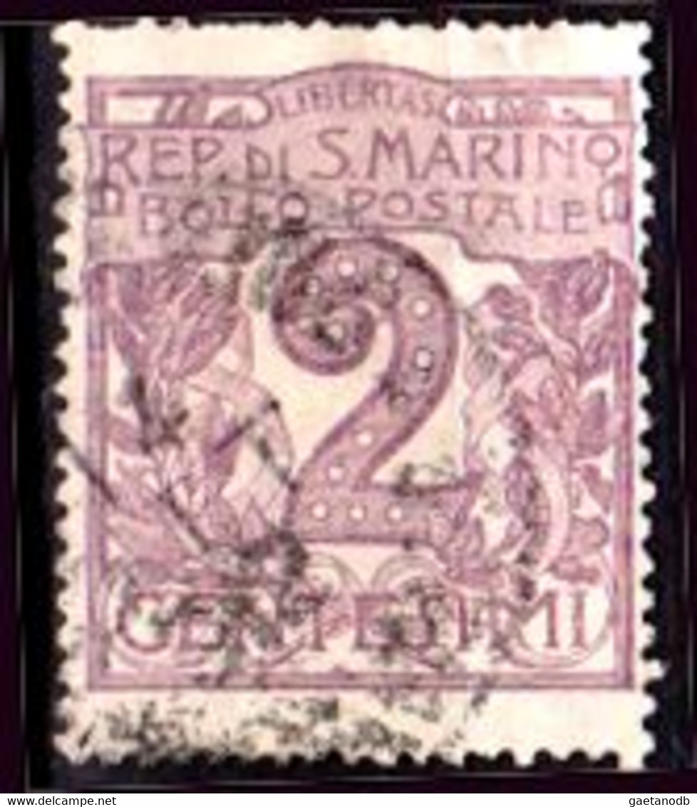 San-Marino-F0194 - Emissione 1903 (o) Used - Qualità A Vostro Giudizio. - Altri & Non Classificati