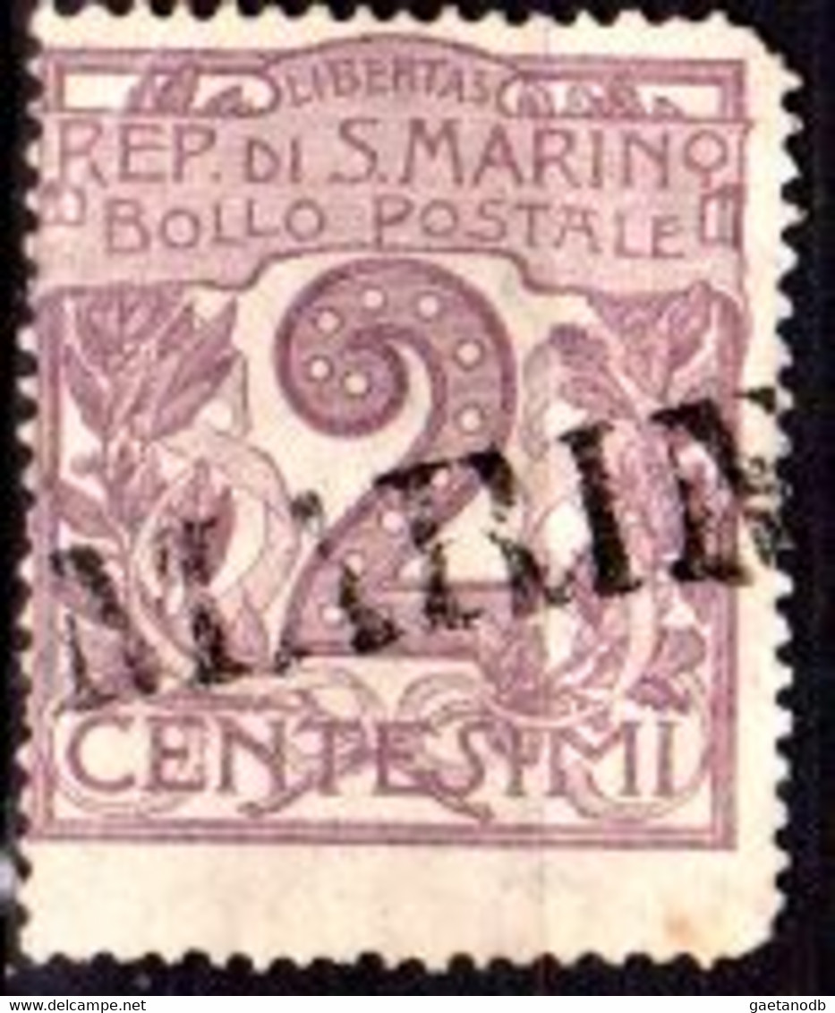 San-Marino-F0195 - Emissione 1903 (o) Used - Qualità A Vostro Giudizio. - Otros & Sin Clasificación