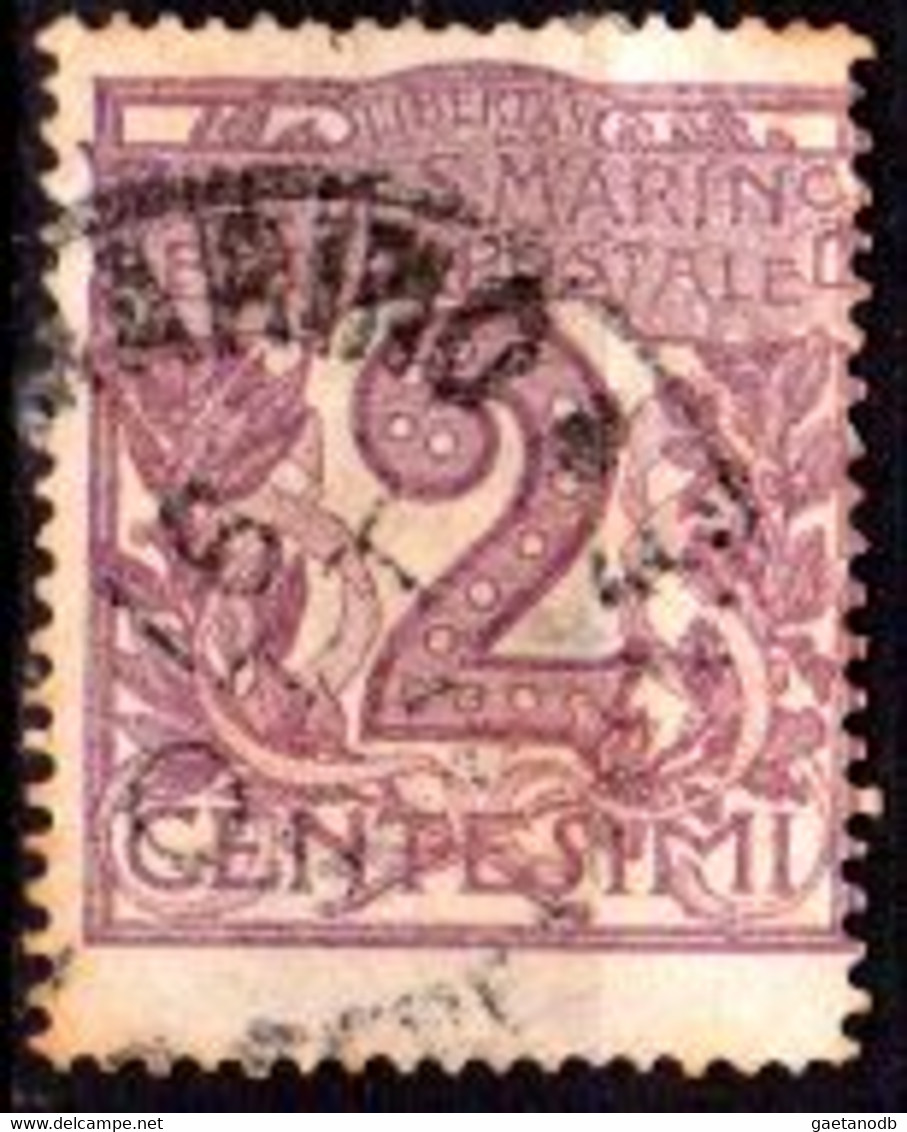 San-Marino-F0196 - Emissione 1903 (o) Used - Qualità A Vostro Giudizio. - Autres & Non Classés