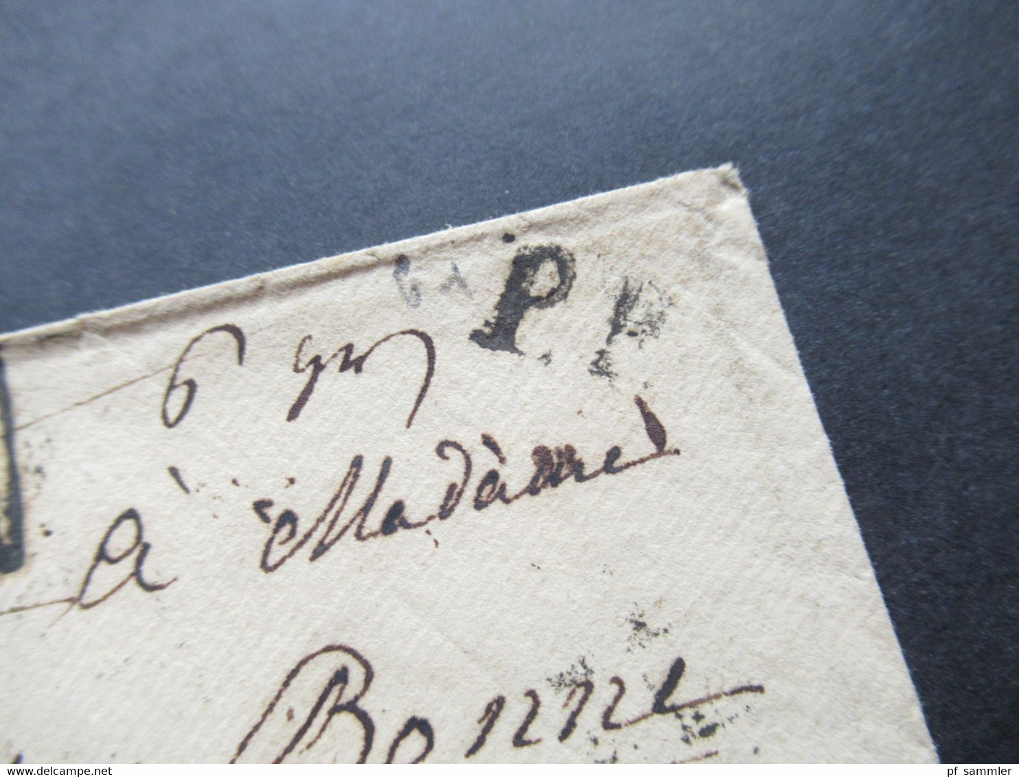 2x PP / Franco Beleg 22.1.1822 Nach Paris Ra3 Baviere Par Strasbourg Und Einige Weitere Stempel - Entry Postmarks