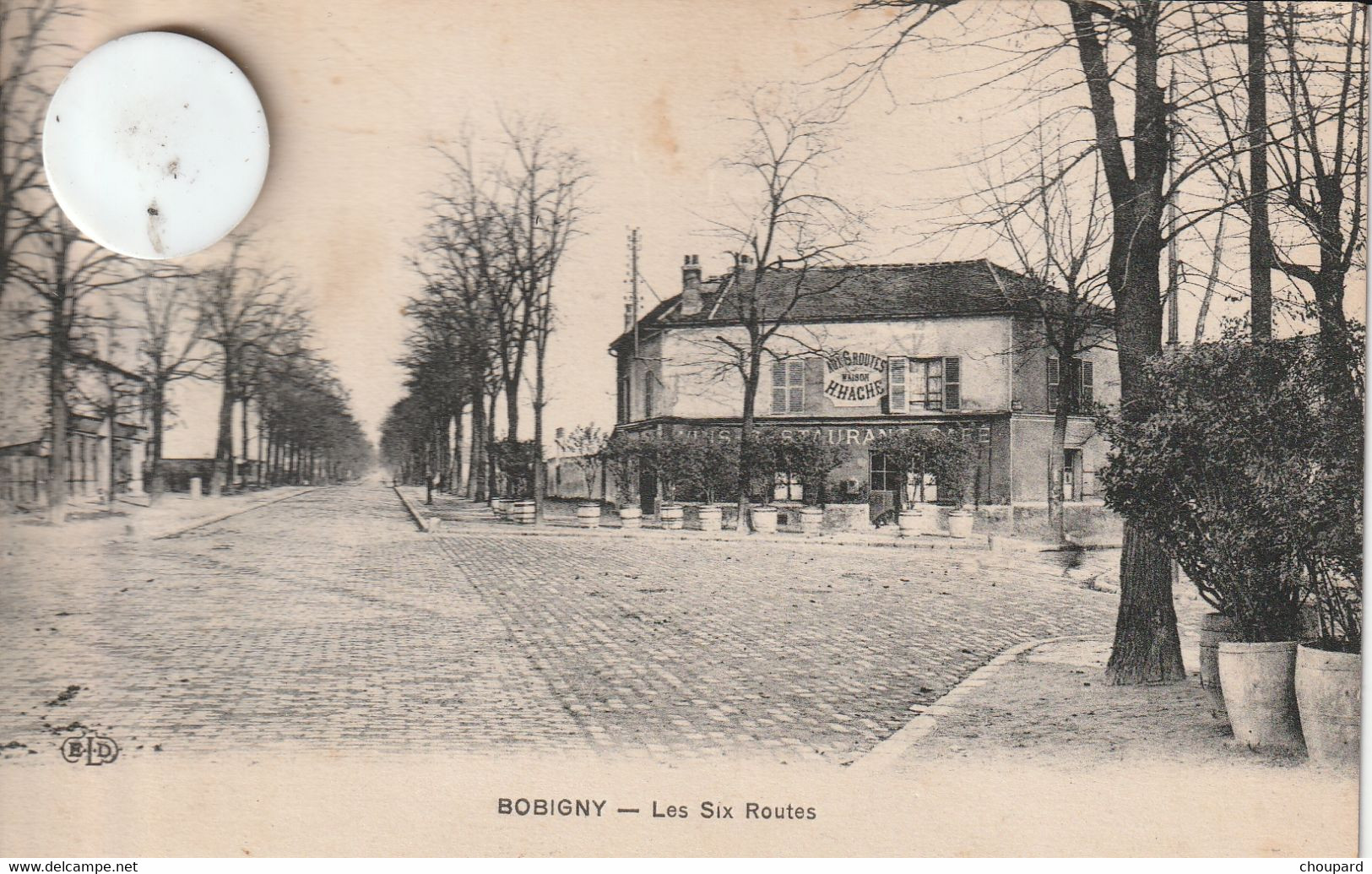 93 - Belle Carte Postale Ancienne  De  BOBIGNY   Les Six Routes  ( Ecrite  ) - Bobigny