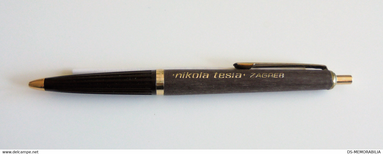 NIKOLA TESLA Telephones Factory Zagreb Yugoslavia Old Advertising Pen - Plumes