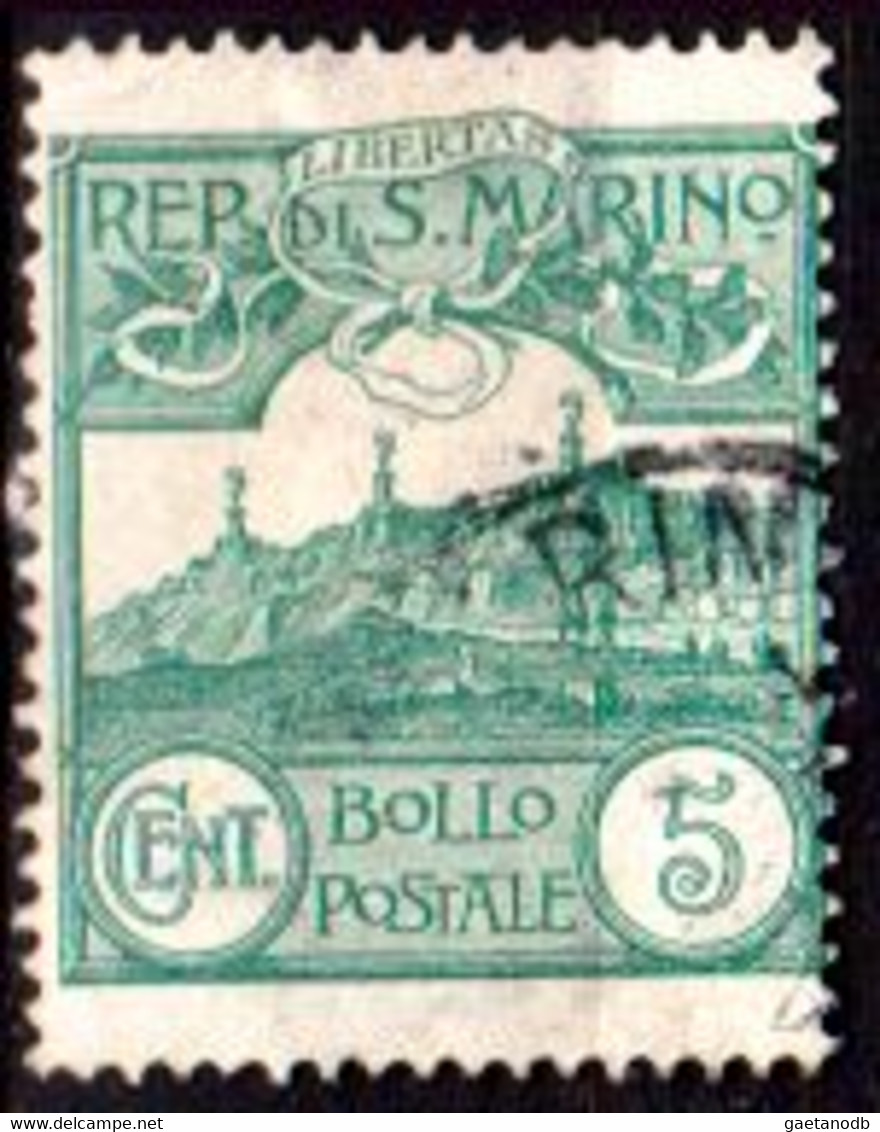 San-Marino-F0198 - Emissione 1903 (o) Used - Qualità A Vostro Giudizio. - Autres & Non Classés