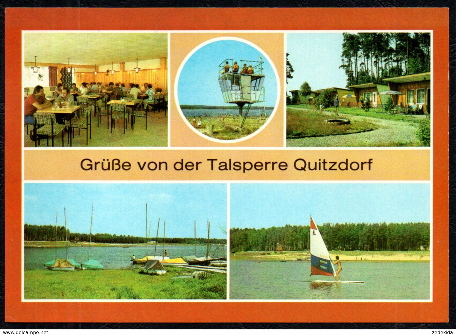 F6358 - TOP Quitzdorf Talsperre HO Gaststätte Wacheberg Ferienobjekt KIM   - Bild Und Heimat Reichenbach - Niesky