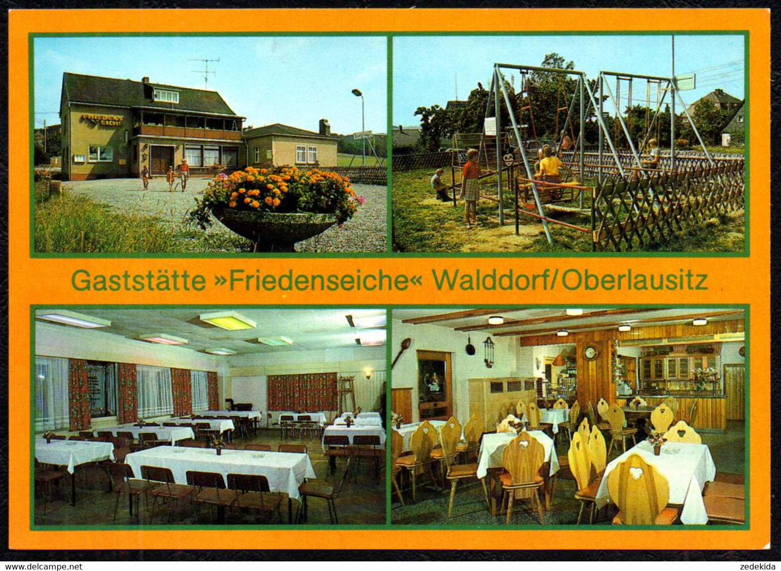 A0494 - TOP Walddorf Kr. Löbau - Gaststätte Friedenseiche - Bild Und Heimat Reichenbach - Loebau
