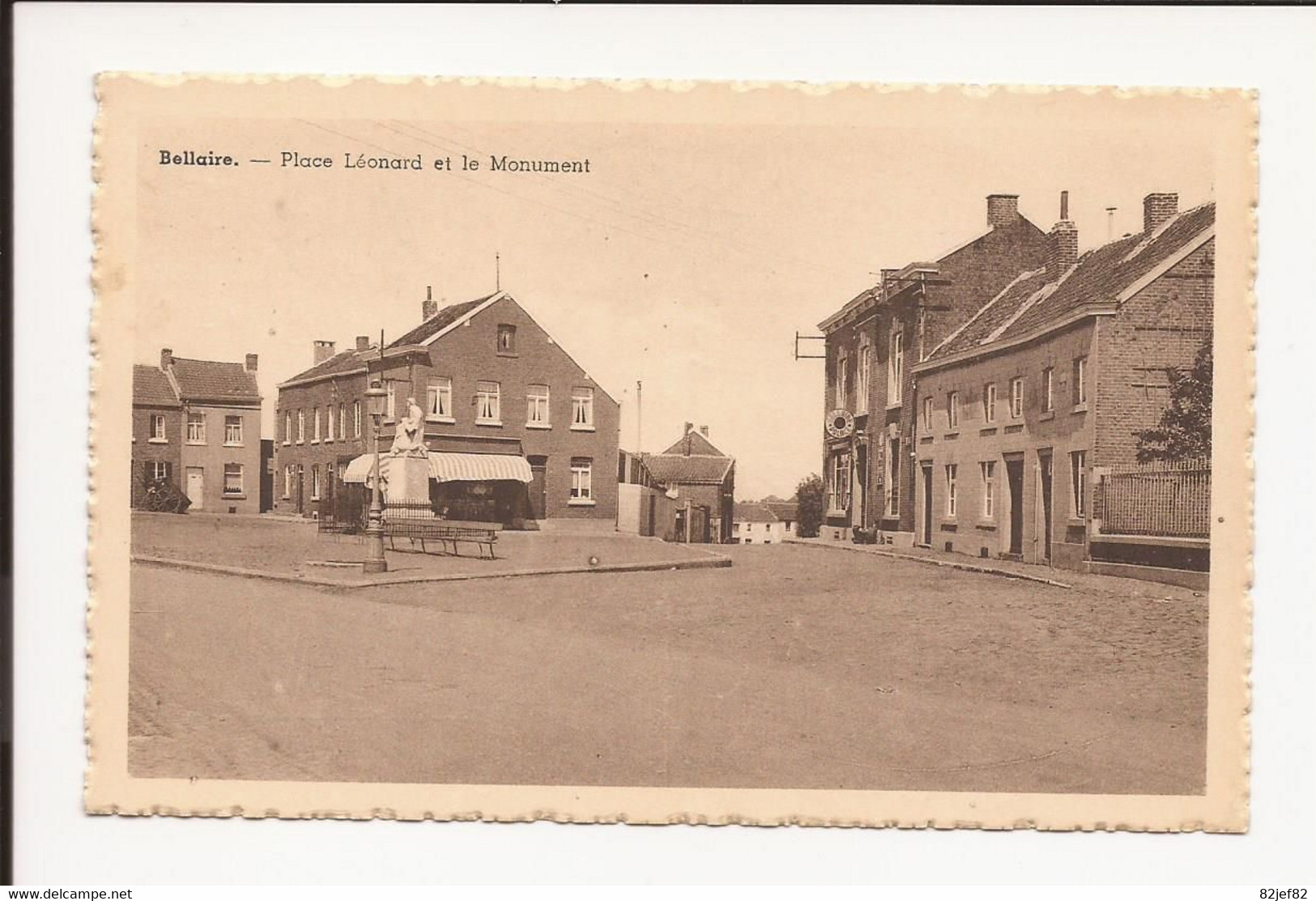 Bellaire   Beyne - Heusay : Place Léonard Et Le Monument - Beyne-Heusay