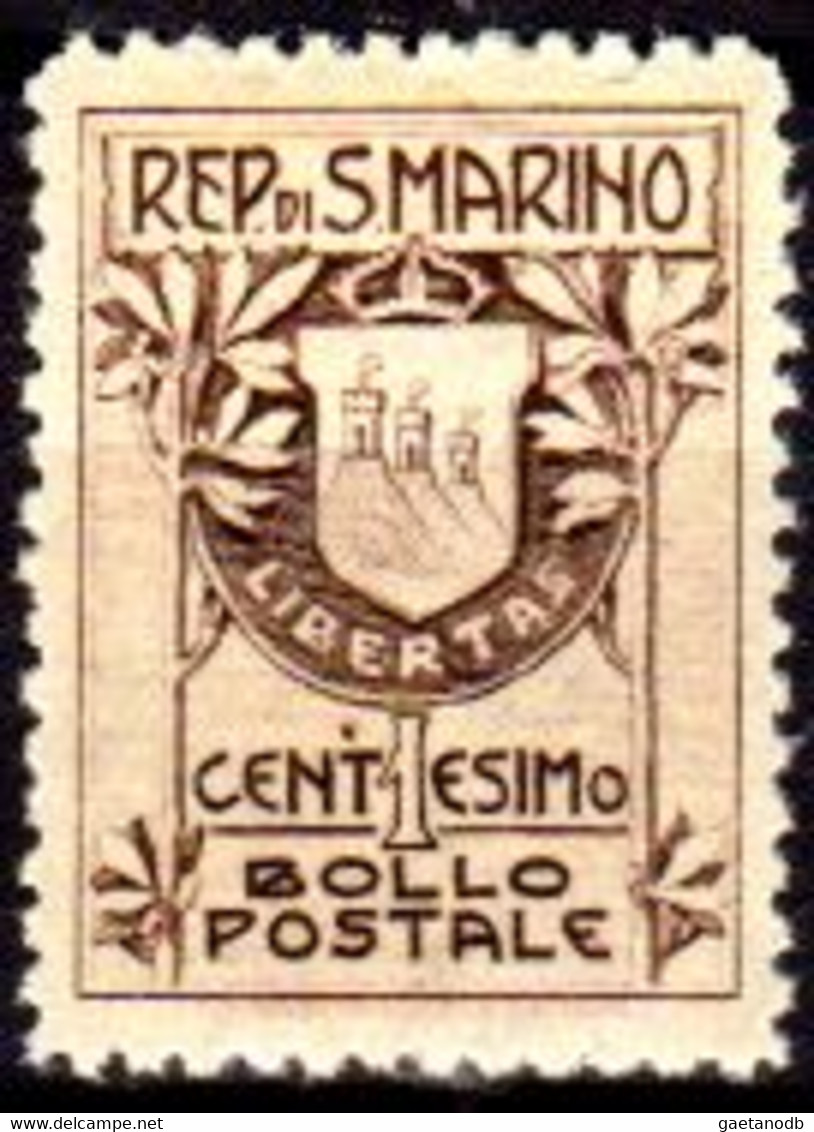 San-Marino-F0208 - Emissione 1910 (++) MNH - Similar Type - Qualità A Vostro Giudizio. - Autres & Non Classés