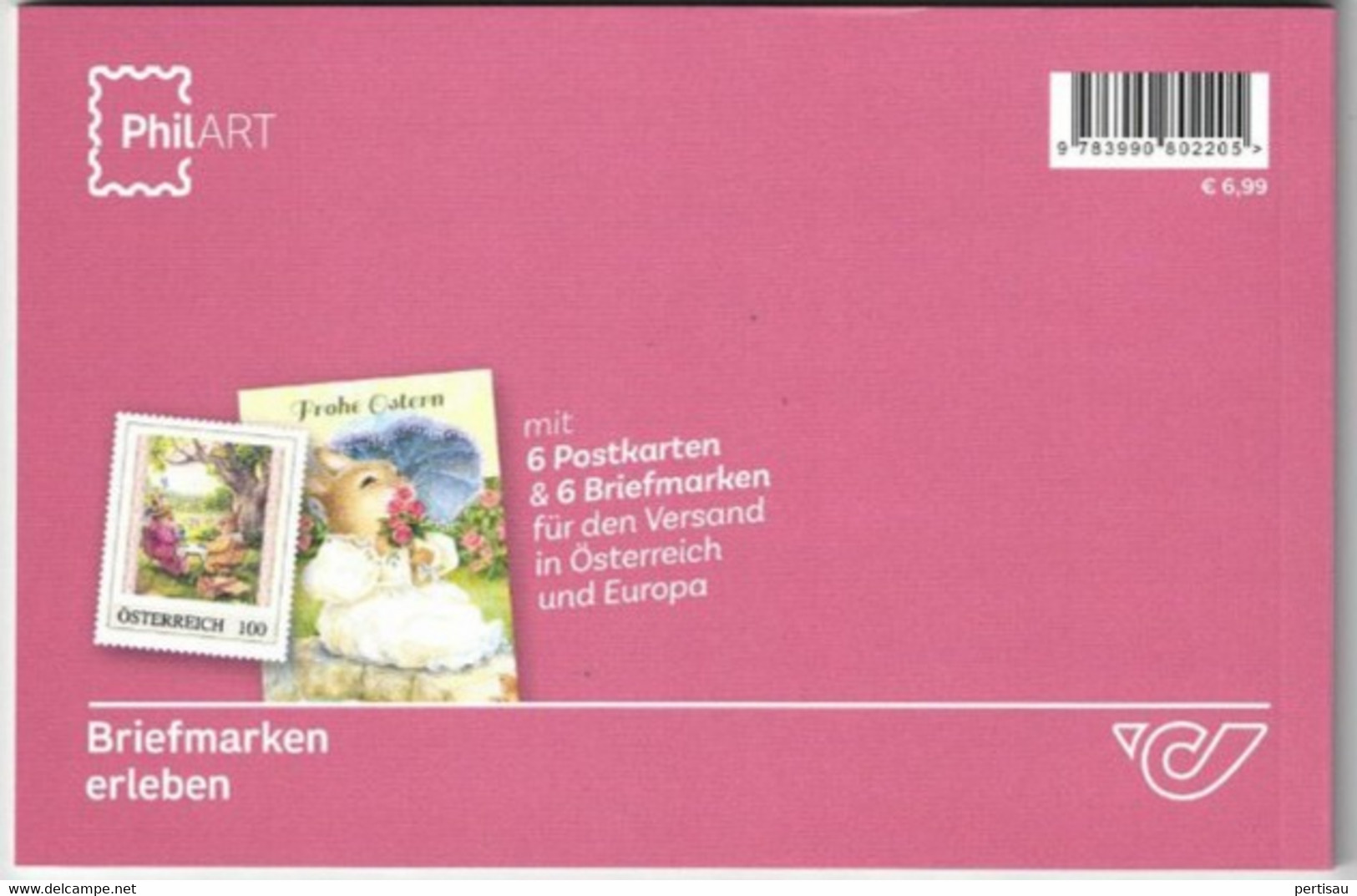 Ostern Im Hollypndhill Boekje 6 Speciale Briefmarken En Postkaarten 2022 - Ungebraucht