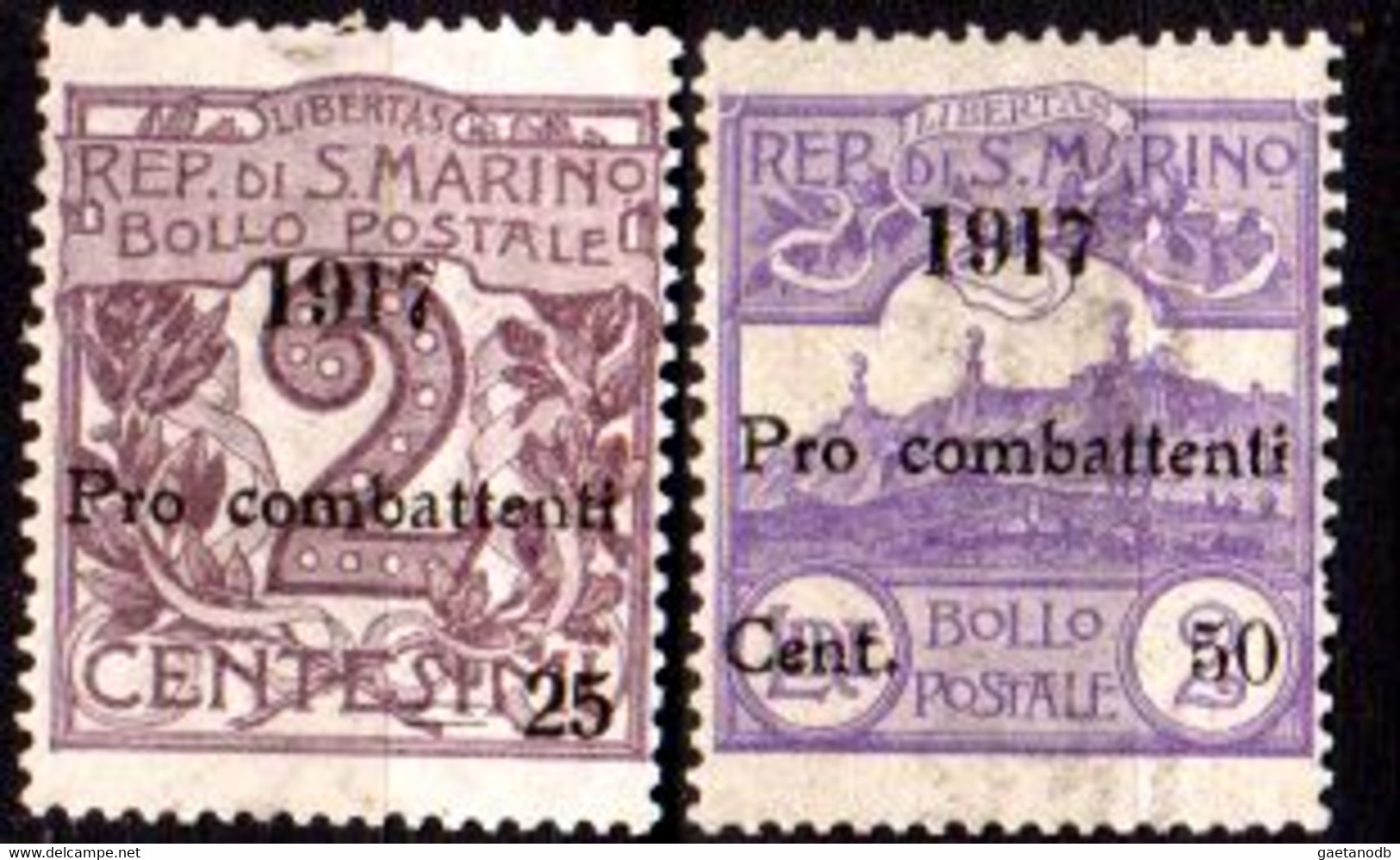 San-Marino-F0209 - Emissione 1917 (++) MNH - Similar Type - Qualità A Vostro Giudizio. - Other & Unclassified