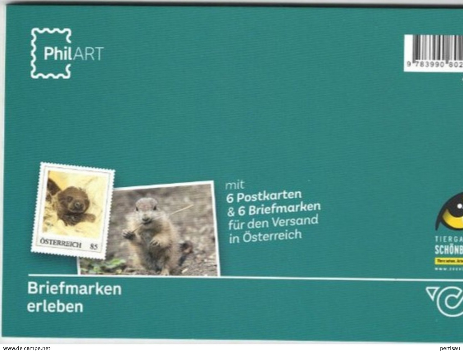 Tierkinder Boekje 6 Specale Briefmarken En Postkaarten 2022 - Unused Stamps