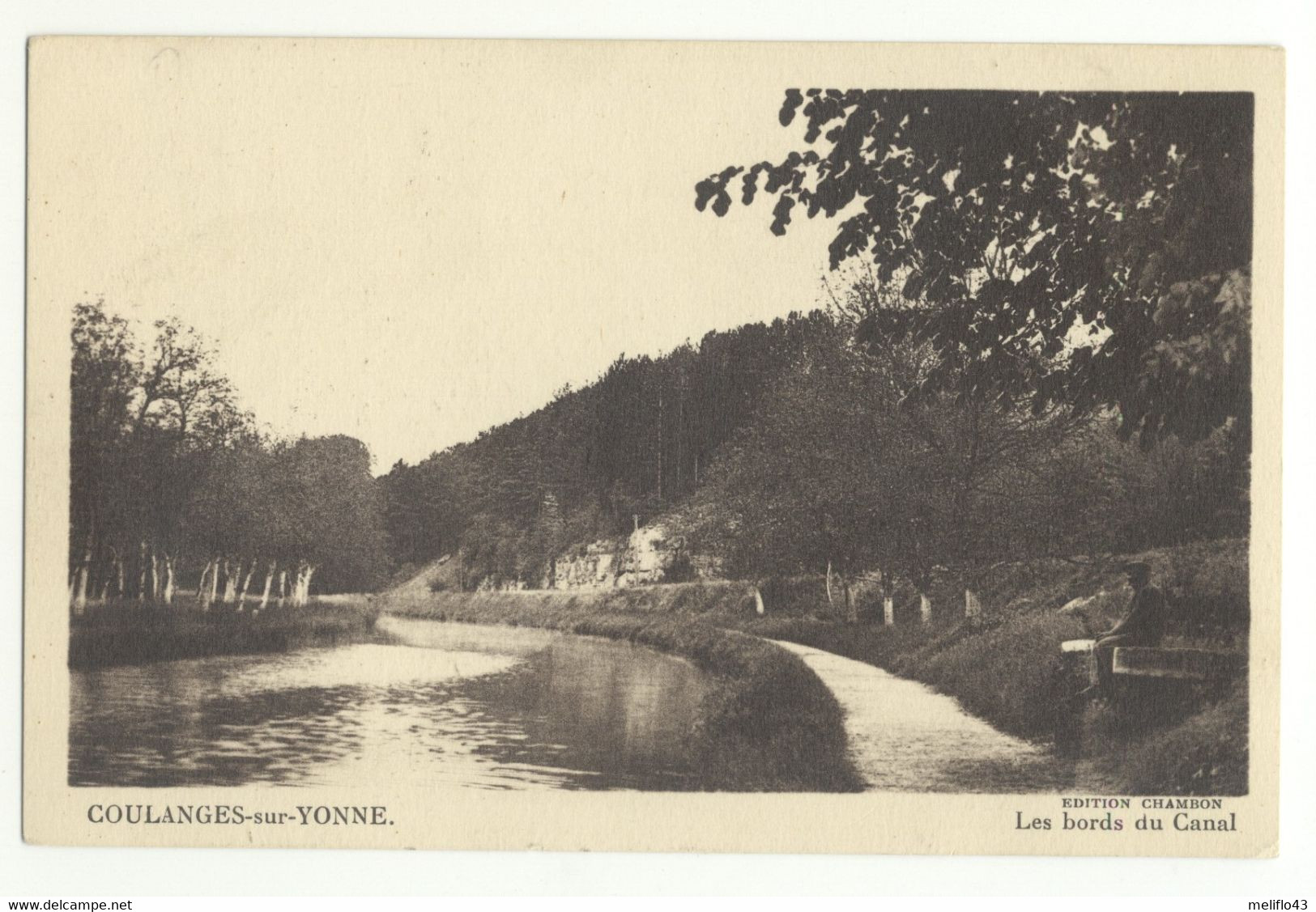 89/CPA - Coulanges Sur Yonne - Les Bords Du Canal - Coulanges Sur Yonne