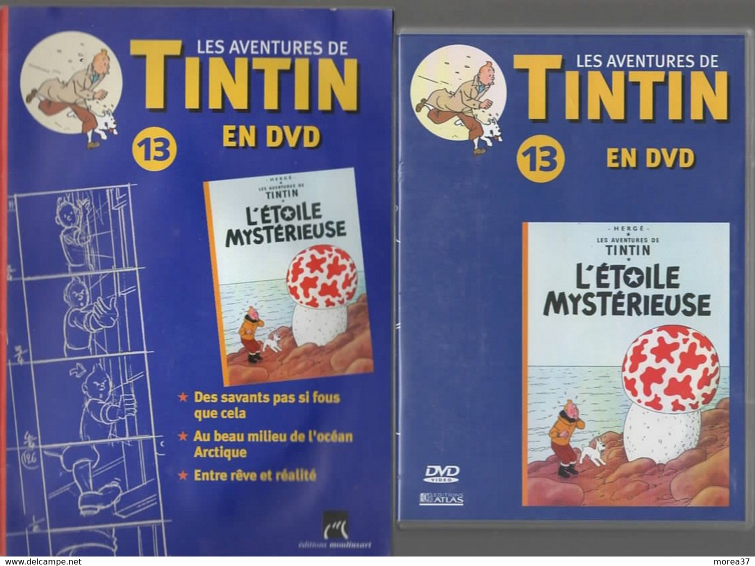 Les Aventures De TINTIN  L'étoile Mystérieuse   N°13 Avec Fascicule - Animation