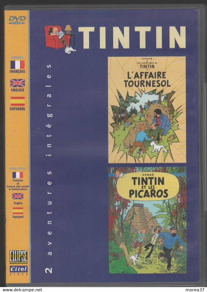 TINTIN  2 Histoires  L'affaire Tournesol   Et Tintin Et Les Picaros - Animation