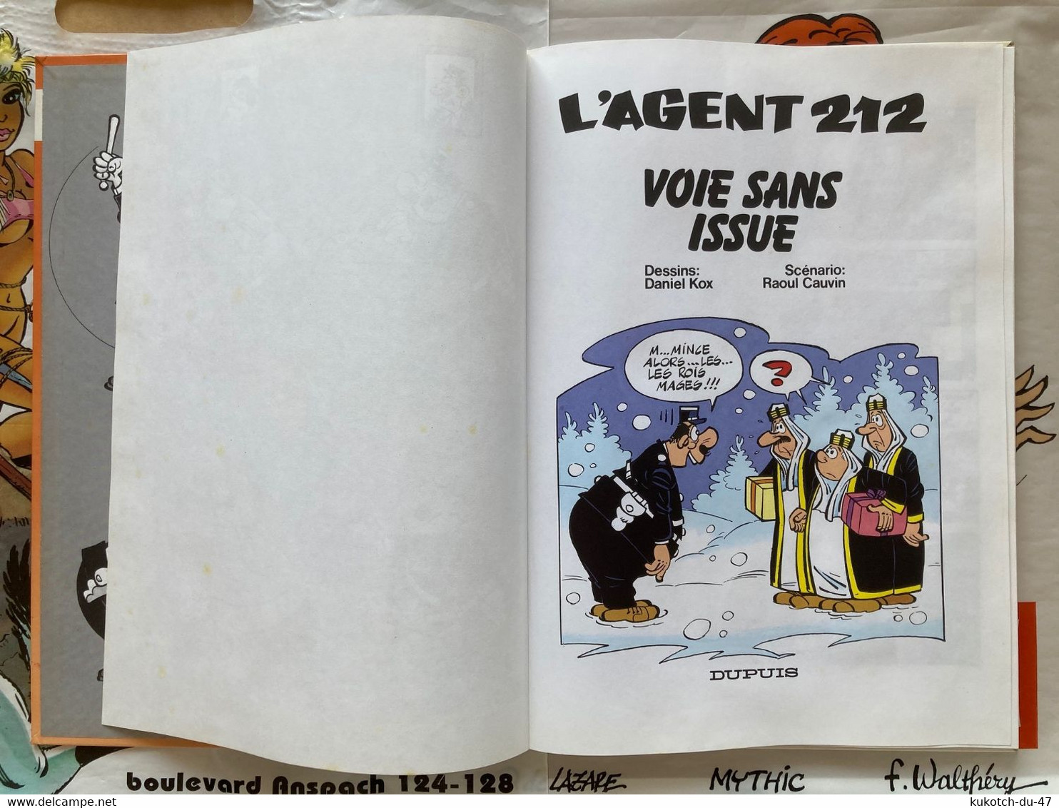 BD Agent 212 - Voie Sans Issue - Kox (1994) - Agent 212, L'