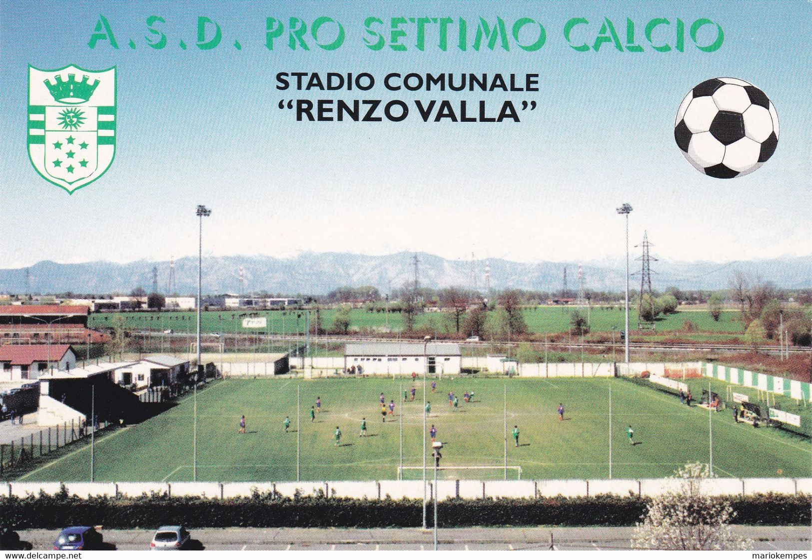 SETTIMO TORINESE  ( To )  -  A.S.D. PRO SETTIMO CALCIO_STADIO COMUNALE "RENZO VALLA" _Stadium_Stade_Estadio_Stadion - Stadien & Sportanlagen