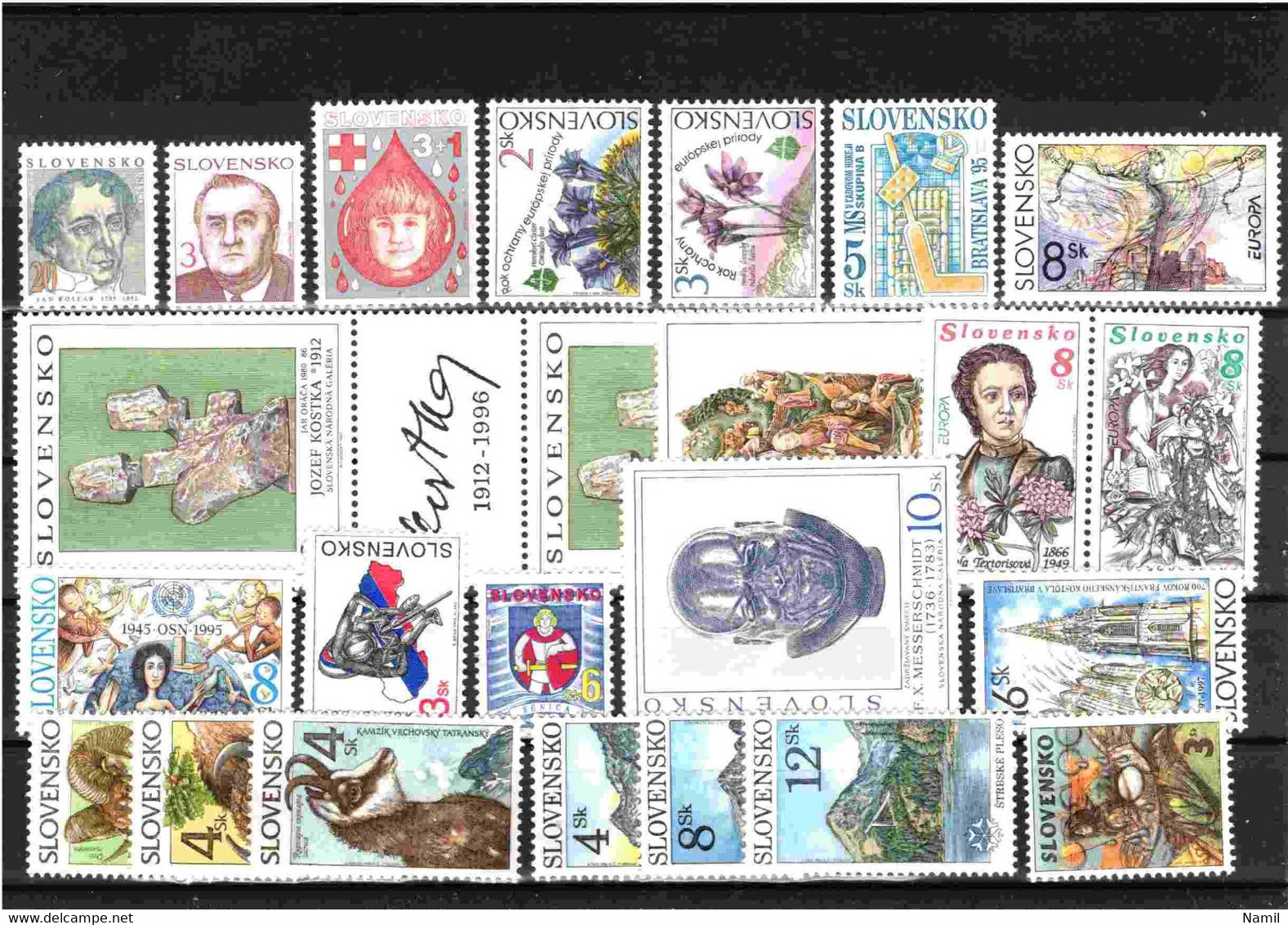 Slovaquie, Lot Avec Timbres Neufs Sans Charniere - Collections, Lots & Séries