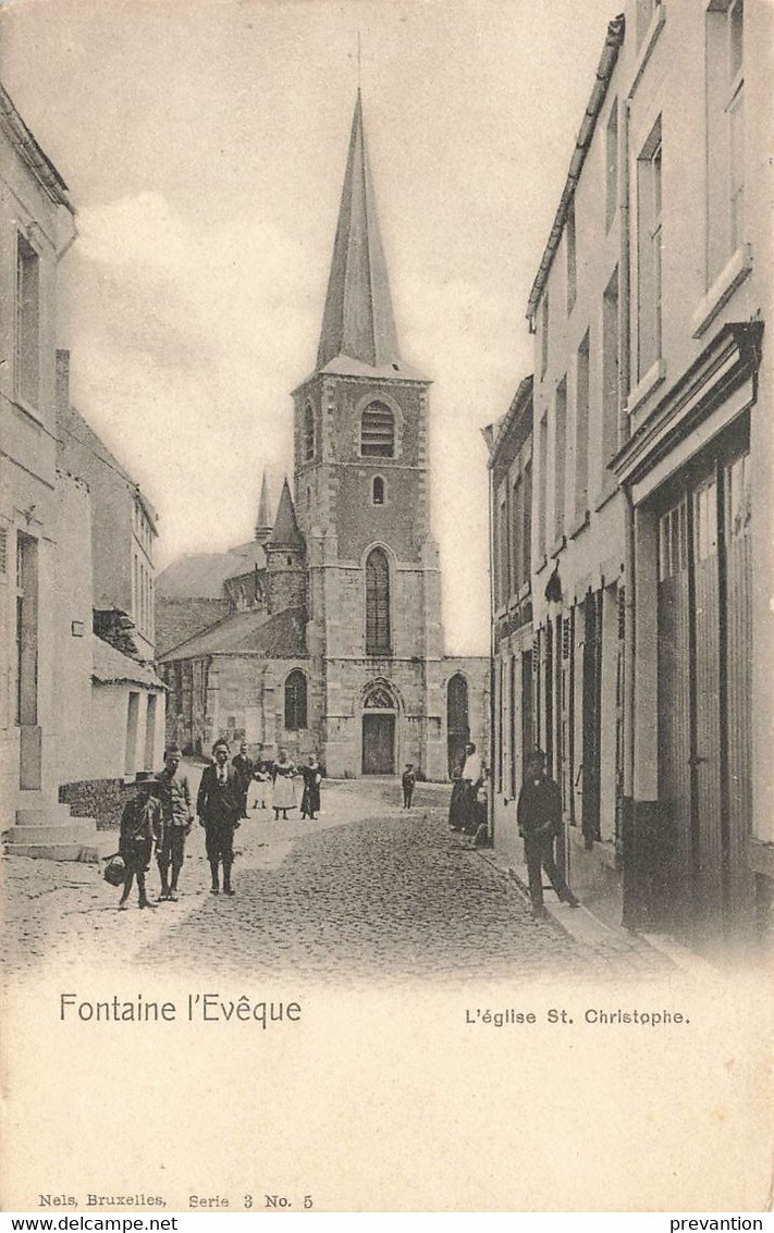 FONTAINE L'EVEQUE - L'Eglise Saint Christophe - Fontaine-l'Evêque