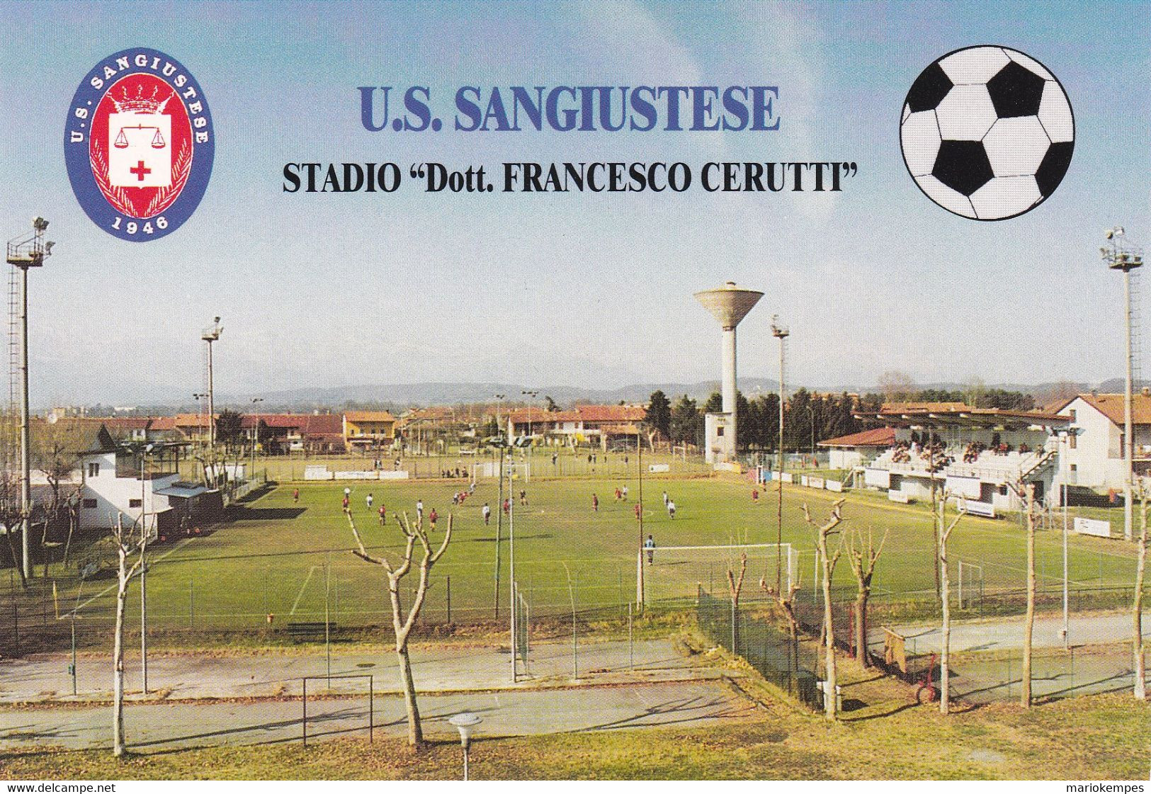 SAN GIUSTO CANAVESE ( To ) - U.S. SANGIUSTESE  -  Stadio  " Dott.FRANCESCO CERUTTI"  _Stadium_Stade_Estadio_Stadion - Estadios E Instalaciones Deportivas